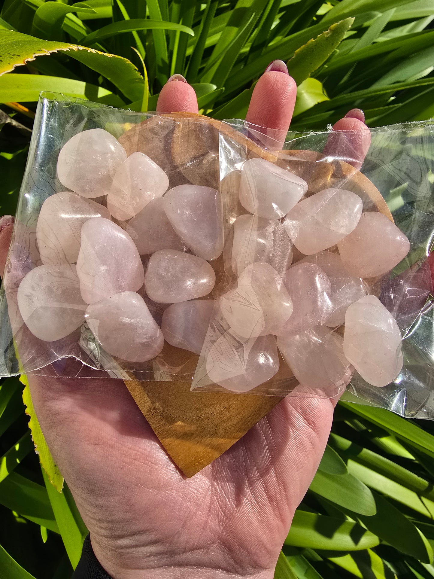 Rose Quartz Tumbled Stones 10 Pack Valued at $30