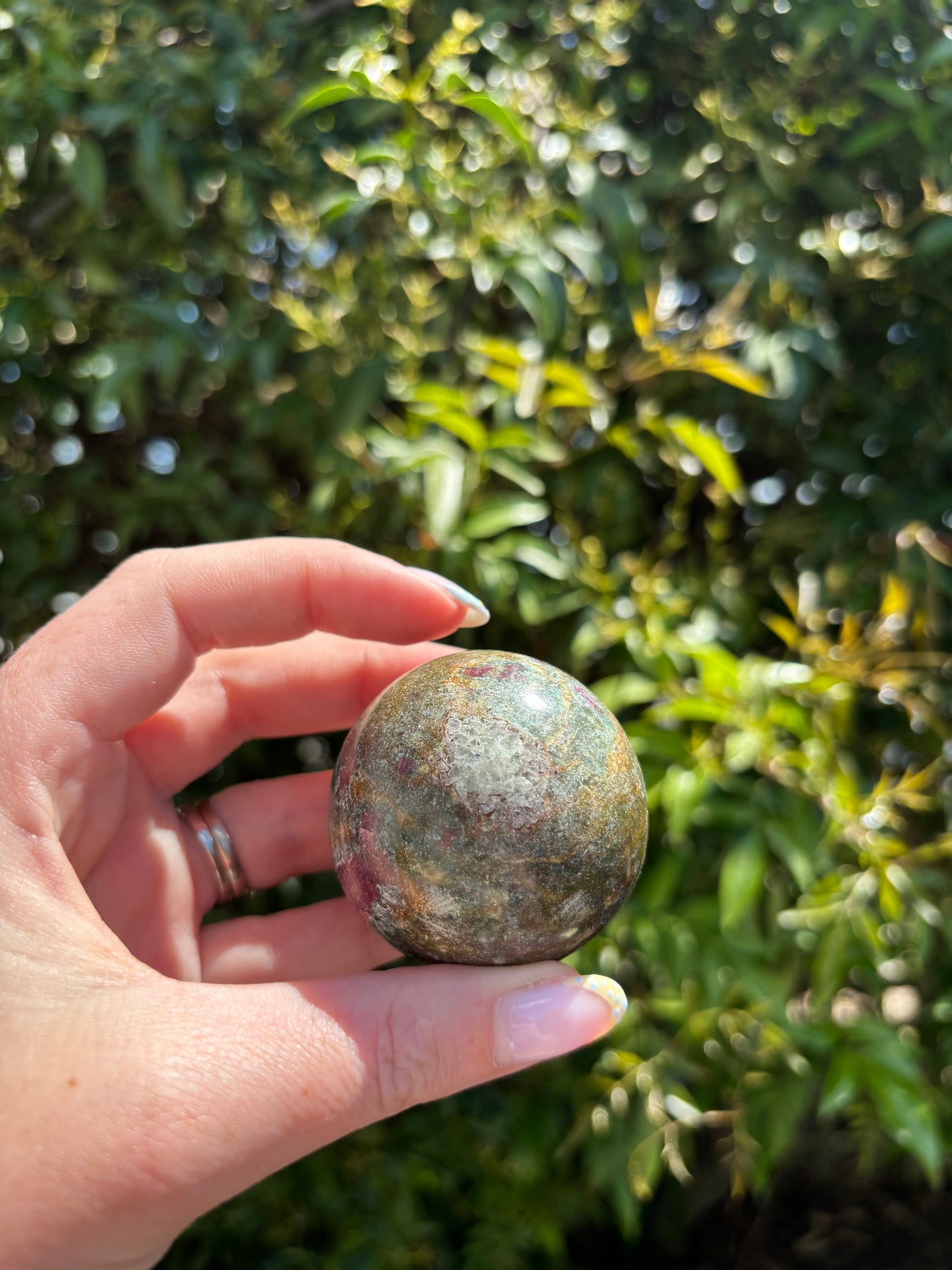 Ruby & Fuchite Sphere A