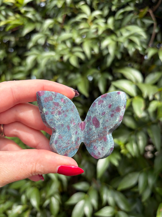 Ruby & Kyanite 3D Large Butterfly A