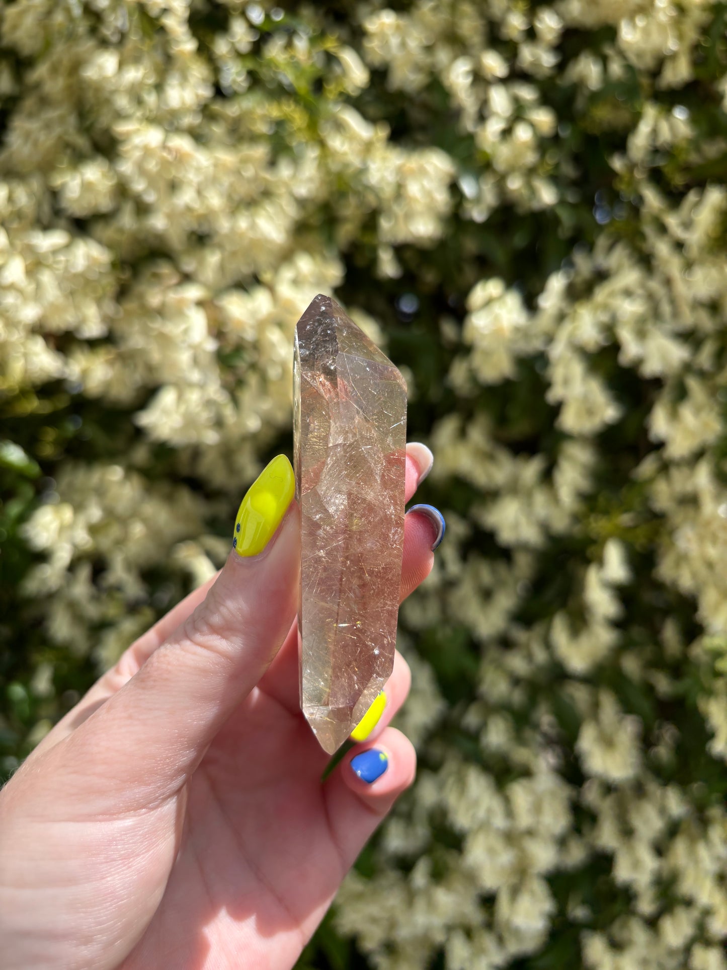 Rutilated Manifestation Quartz Double Terminated Point A