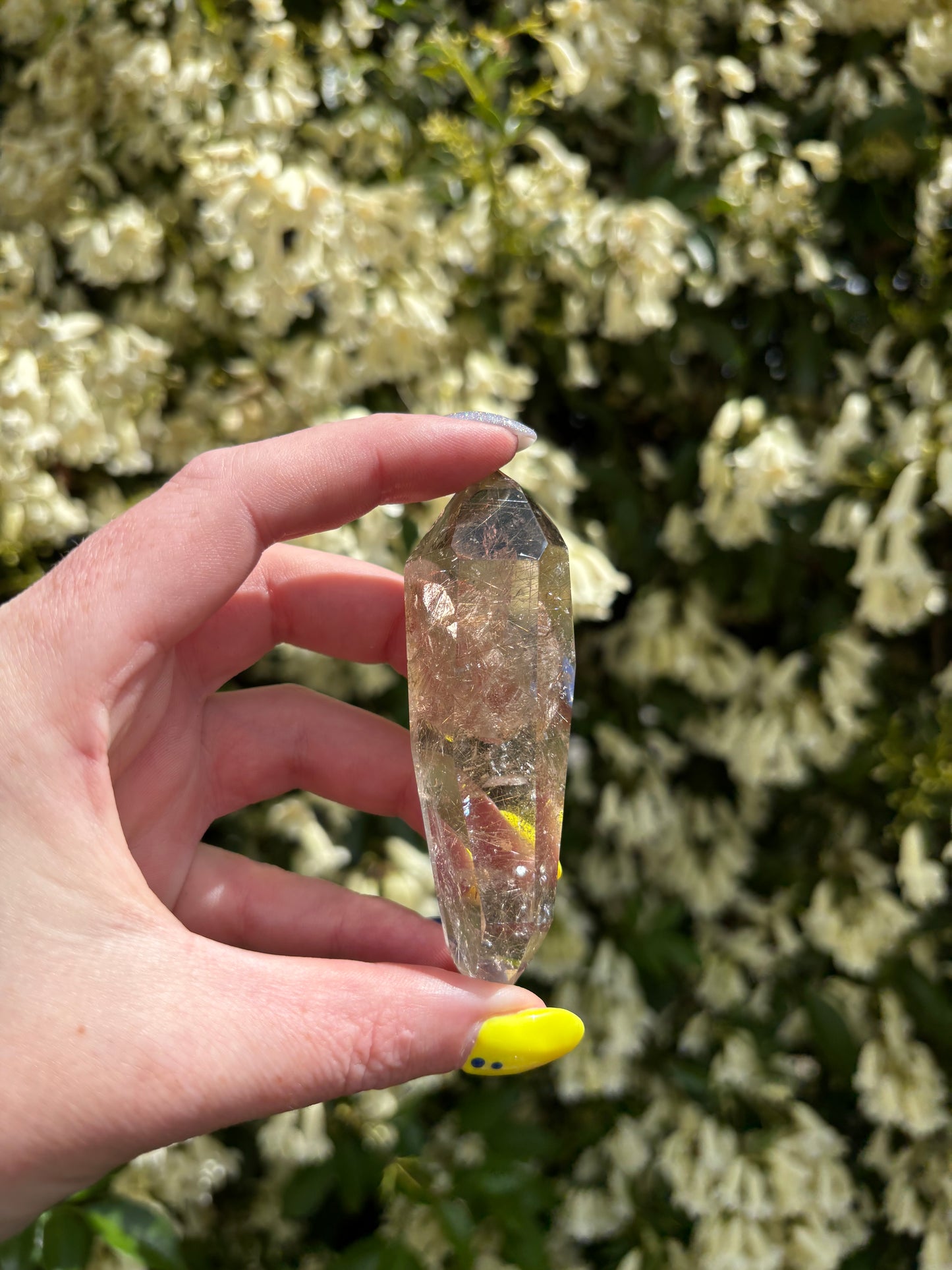 Rutilated Manifestation Quartz Double Terminated Point A