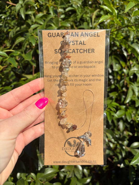 Rutilated Quartz | Guardian Angel Sun Catcher