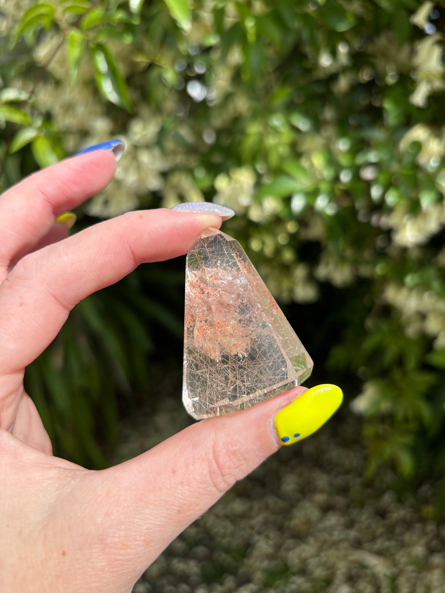 Rutilated Quartz Polished Point F