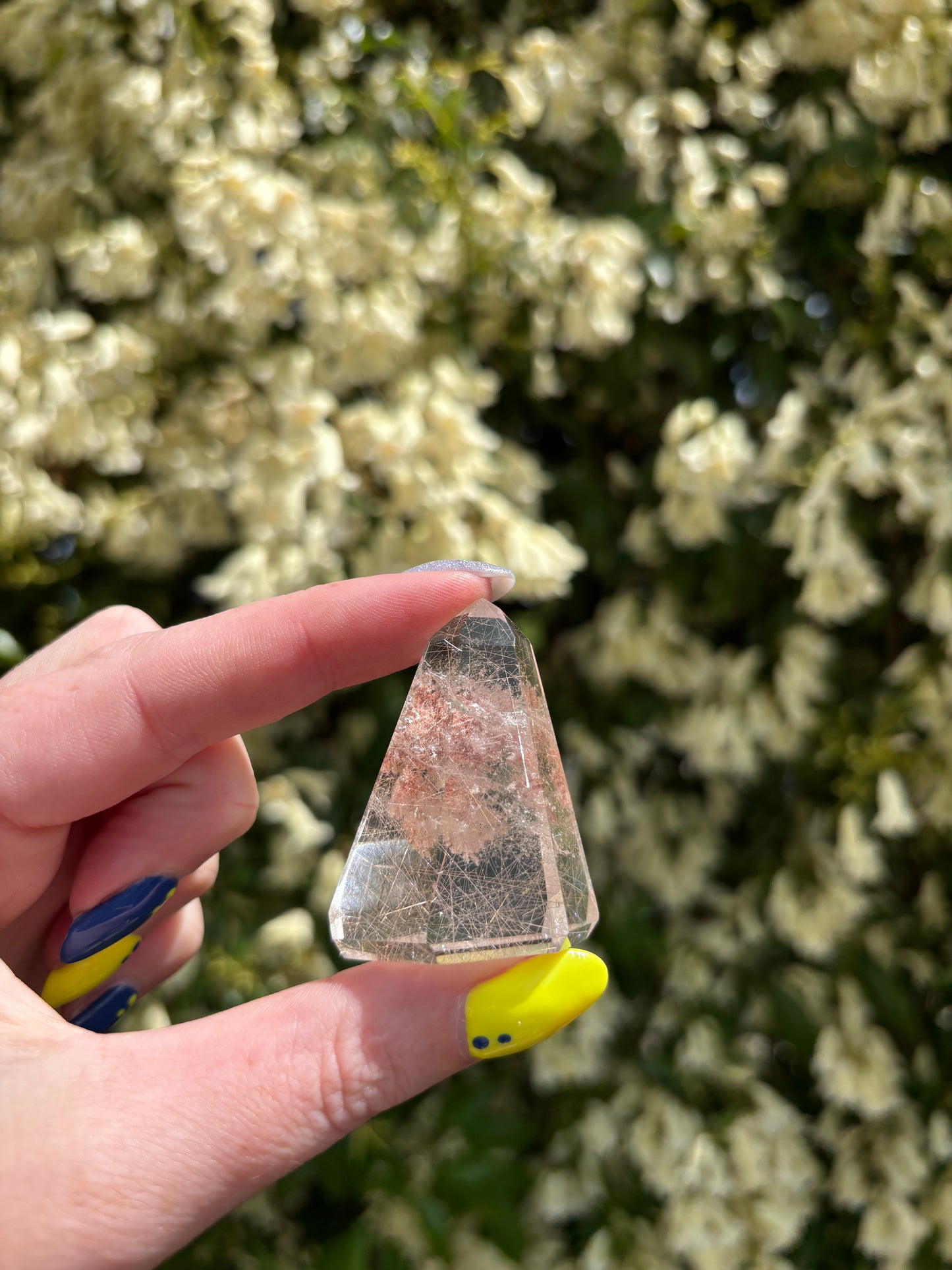 Rutilated Quartz Polished Point F