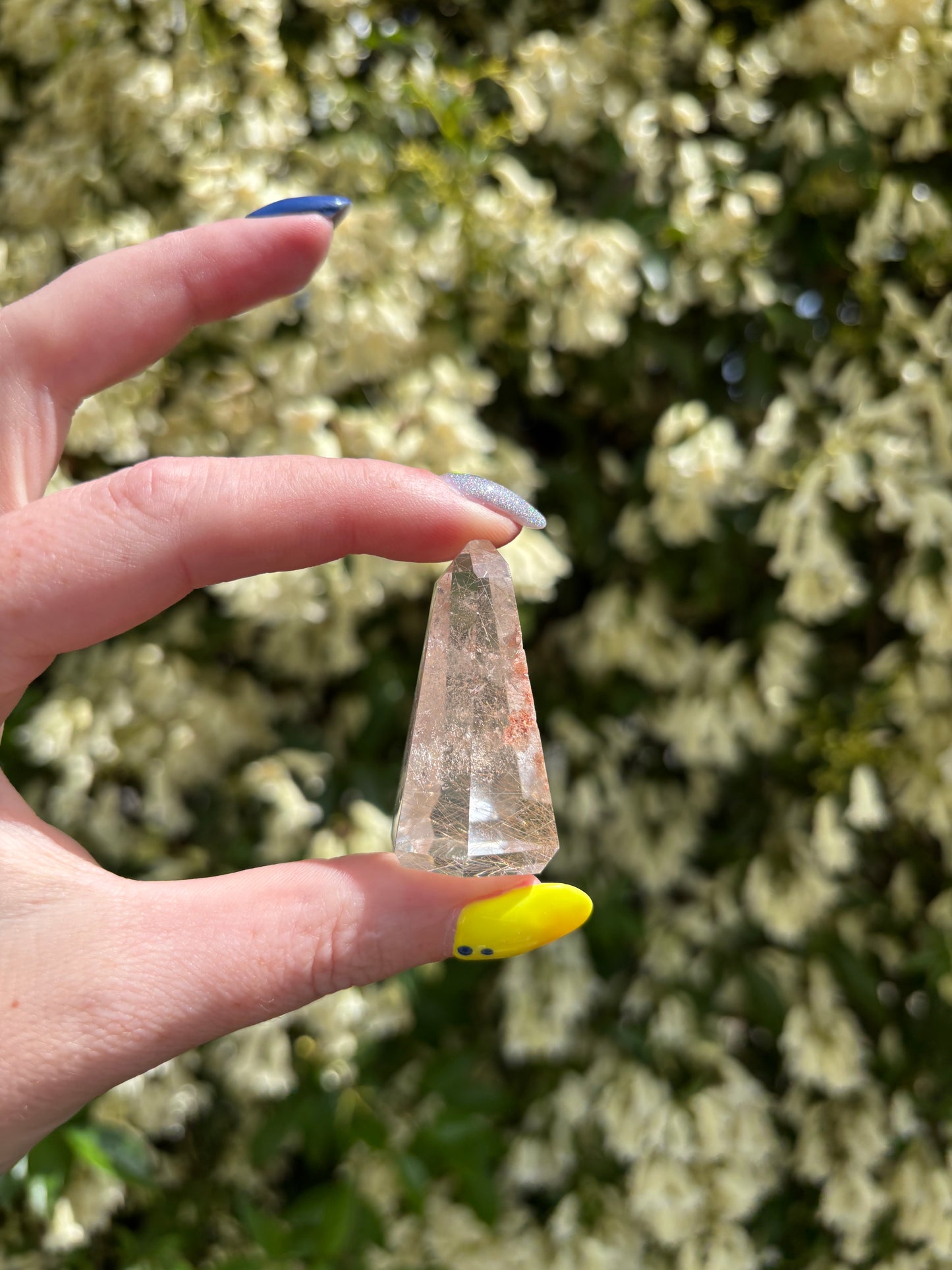 Rutilated Quartz Polished Point F