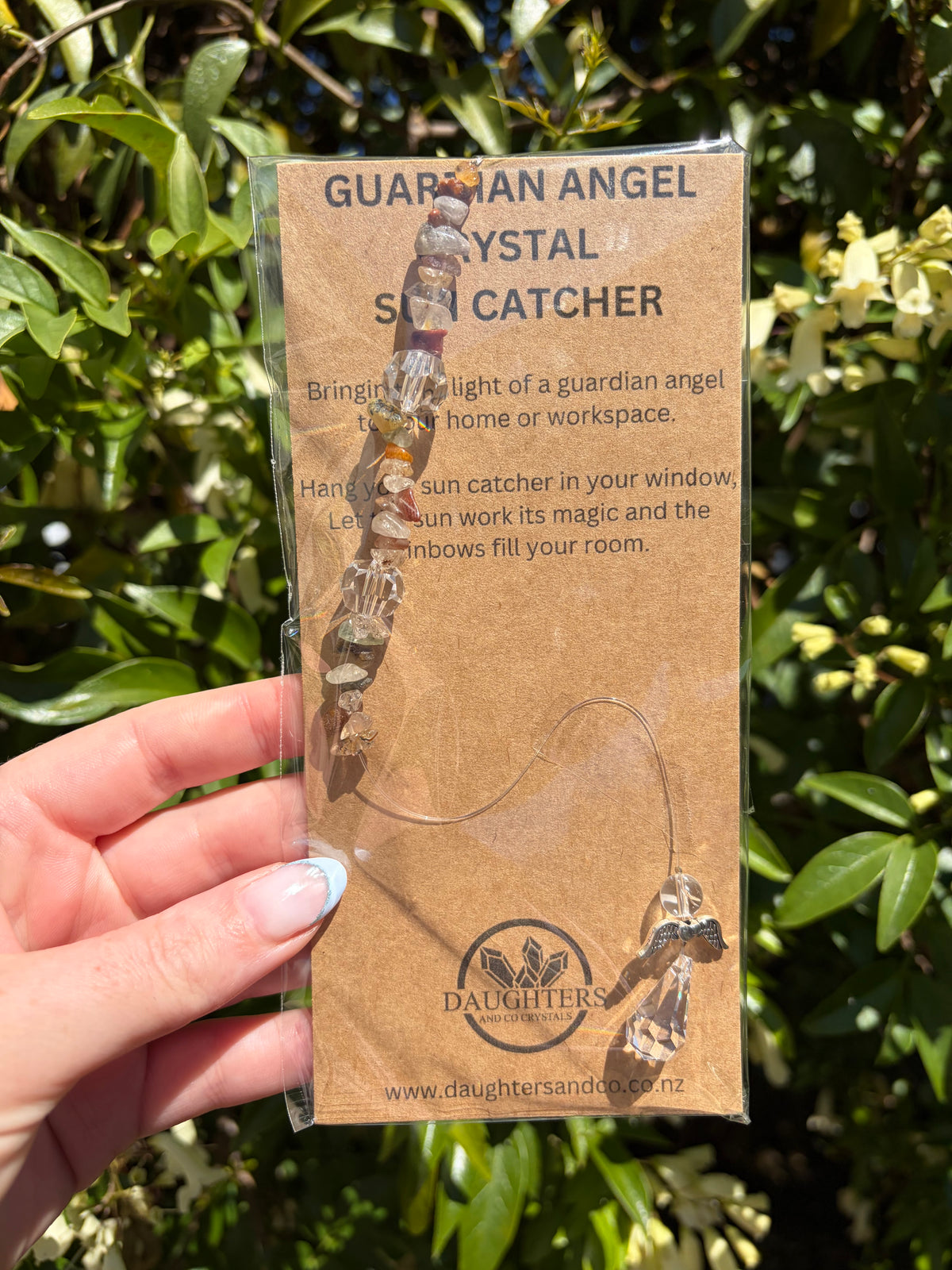 Rutilated Quartz | Guardian Angel Sun Catcher