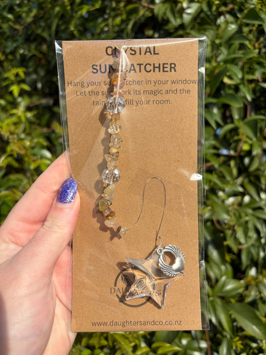 Rutilated Quartz | Star Sun Catcher