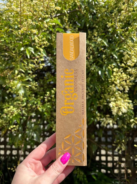 Sandalwood Organic Incense Sticks
