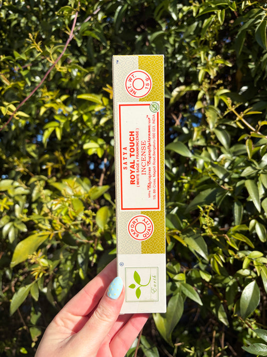 Royal Touch | White Sage & Frankincense Incense Sticks