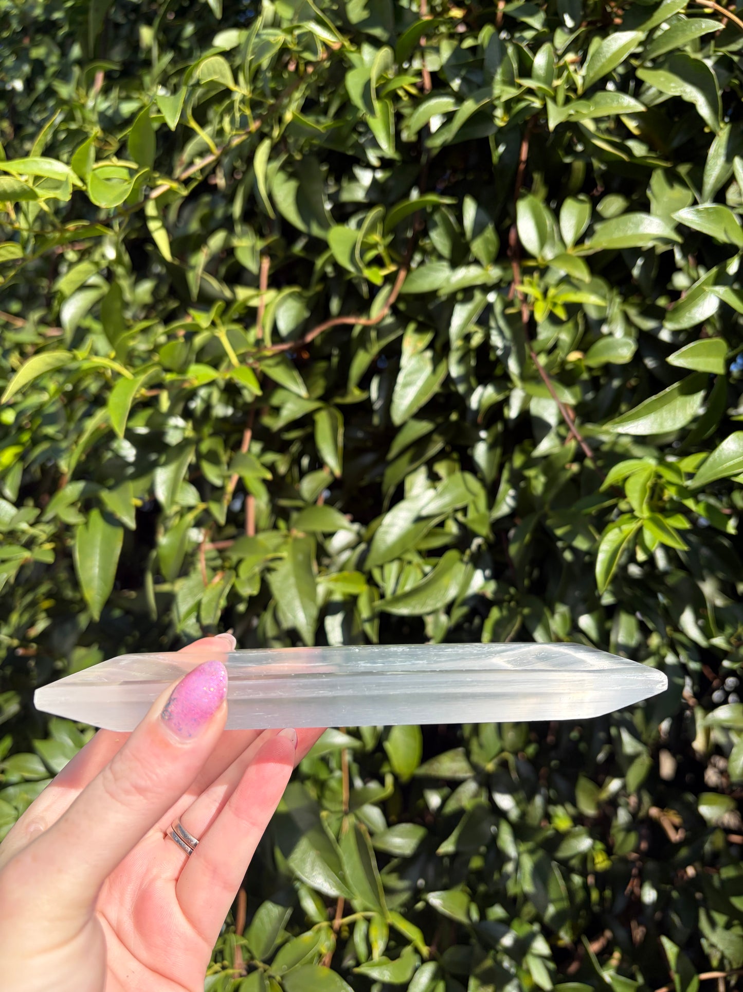 Selenite Rectangle Tray A