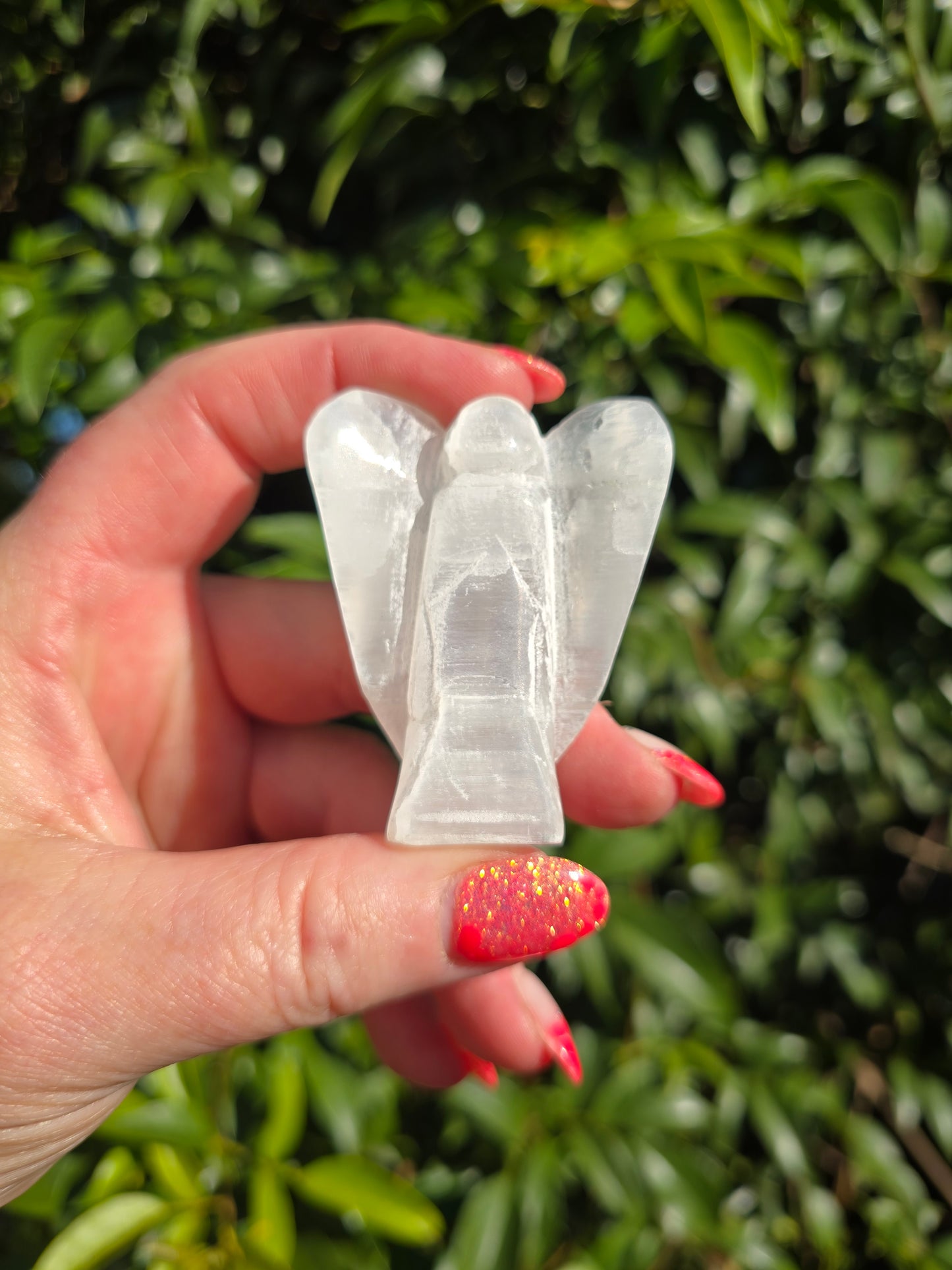 Selenite Large Angel