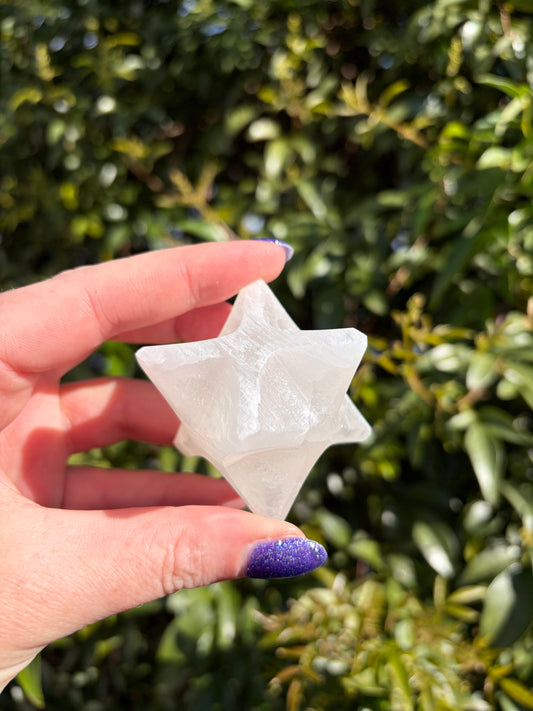 Selenite Merkaba Small