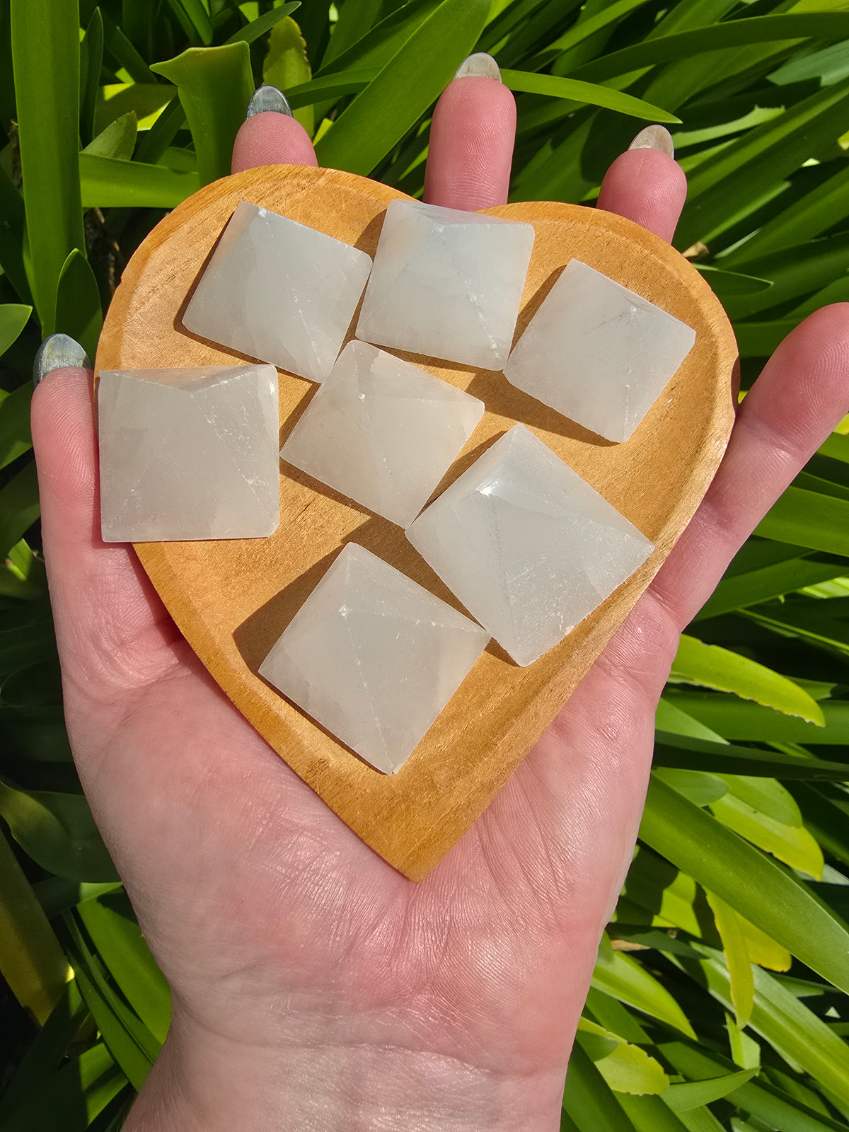 Selenite Pyramid Small