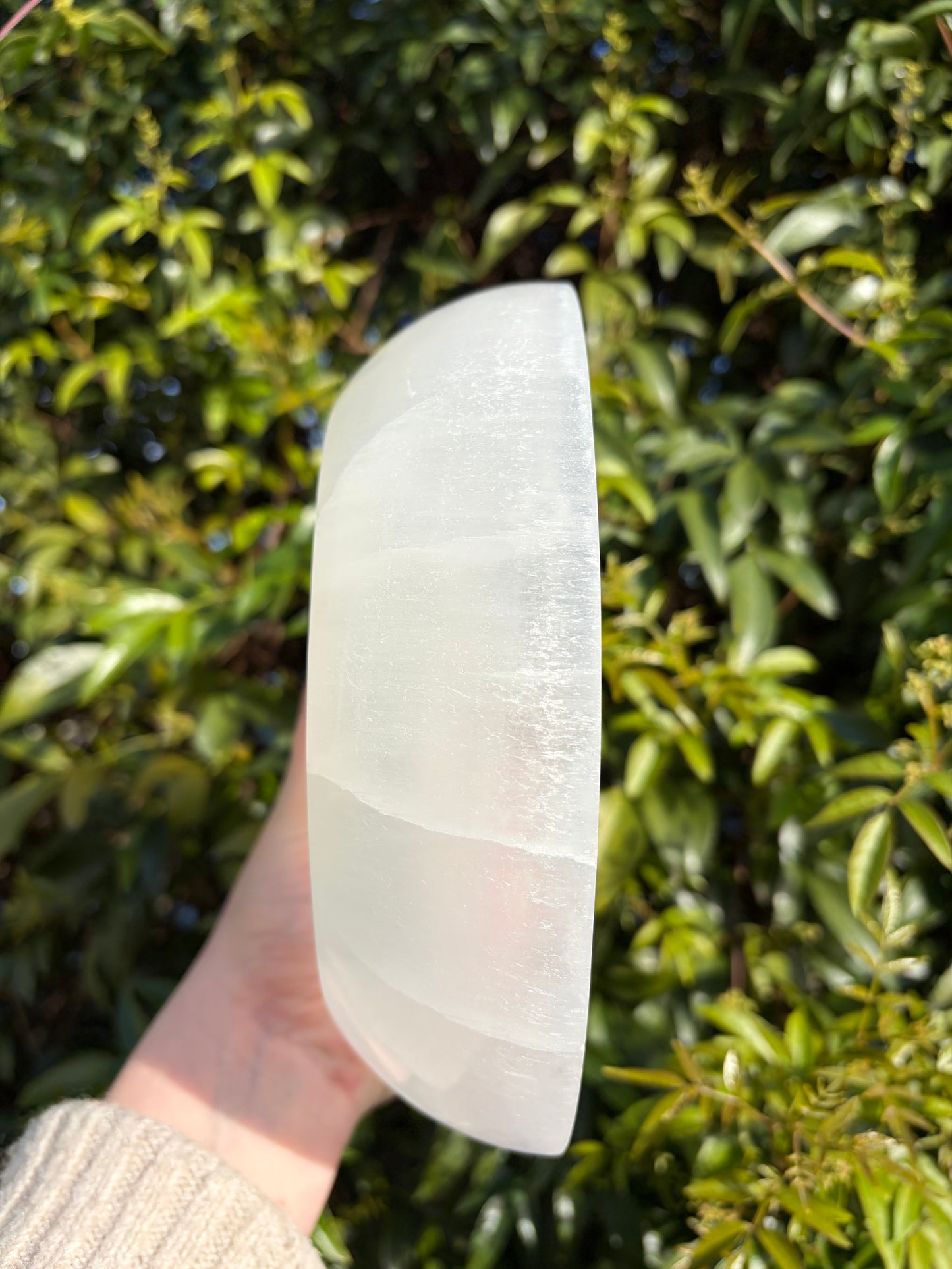 Selenite Round Charging Bowl Xlarge