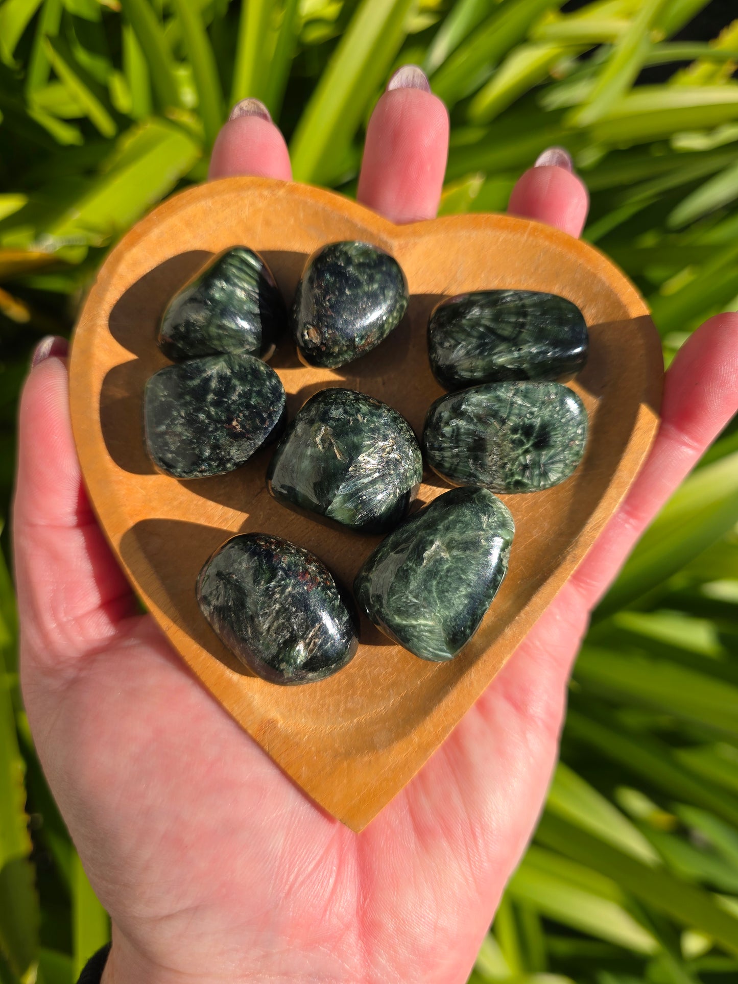 Seraphinite Tumbled Stone
