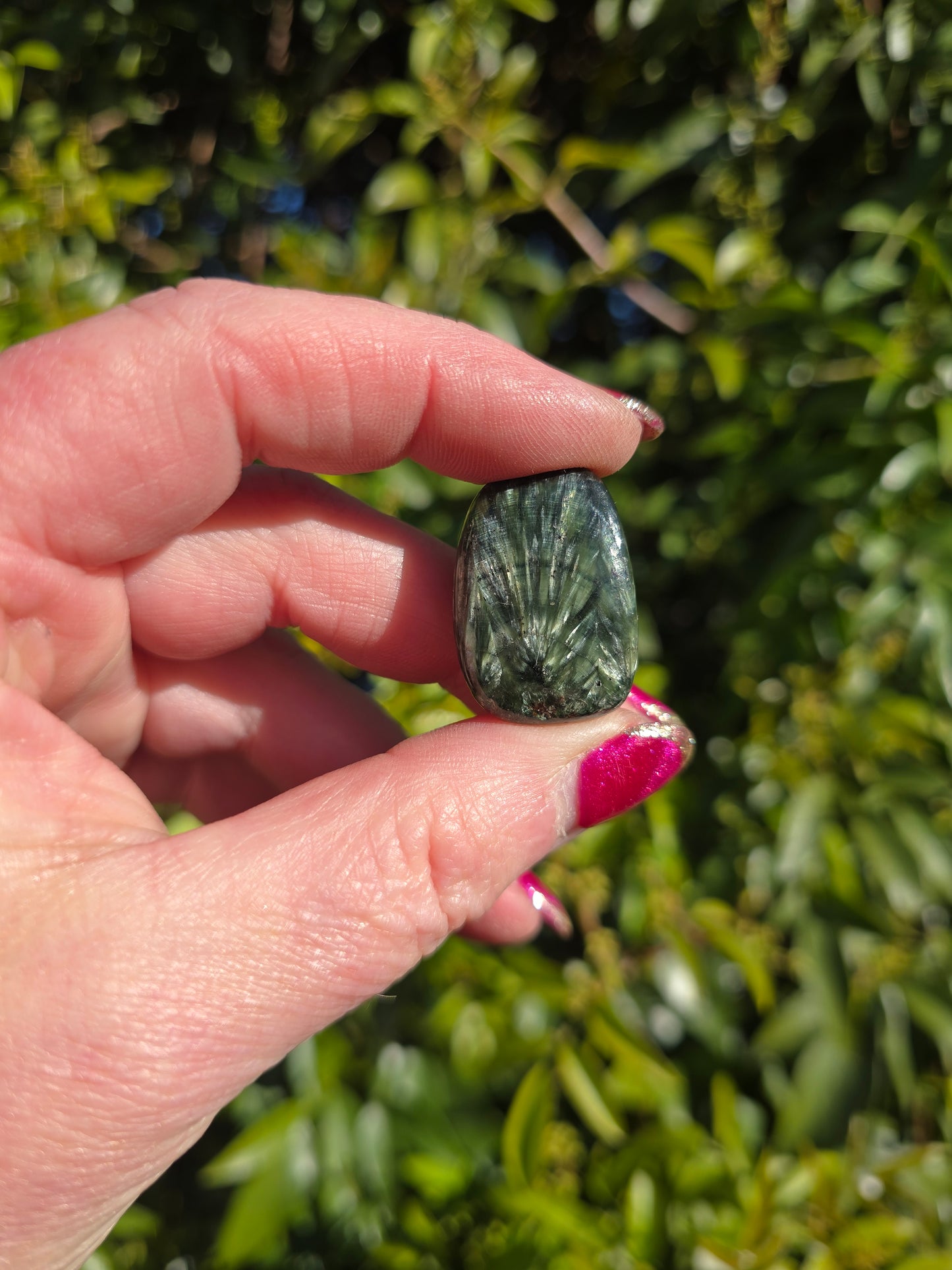 Seraphinite Tumbled Stone