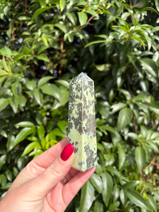 Serpentine & Pyrite Point B