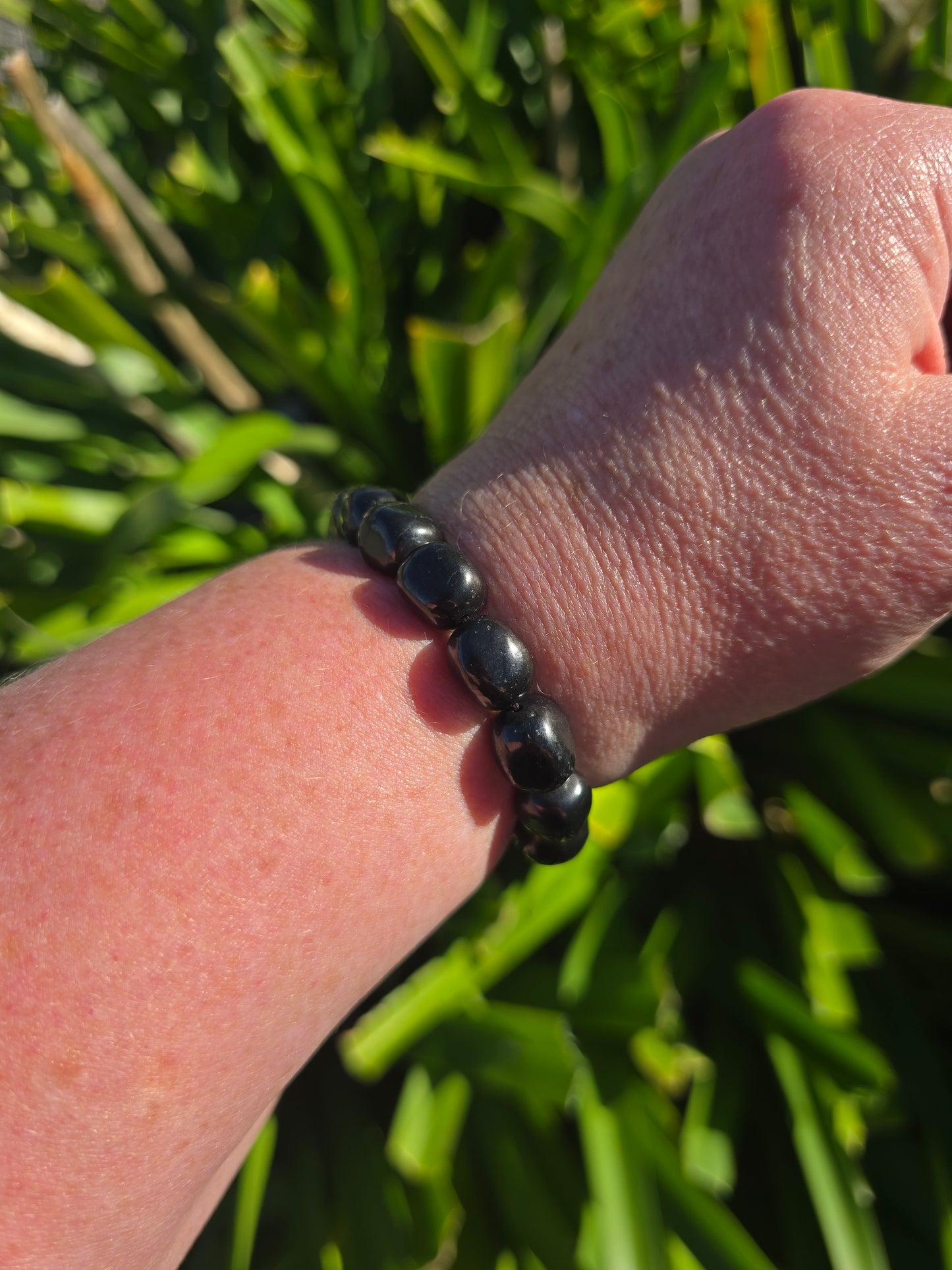 Shungite | Nugget Bead Bracelet