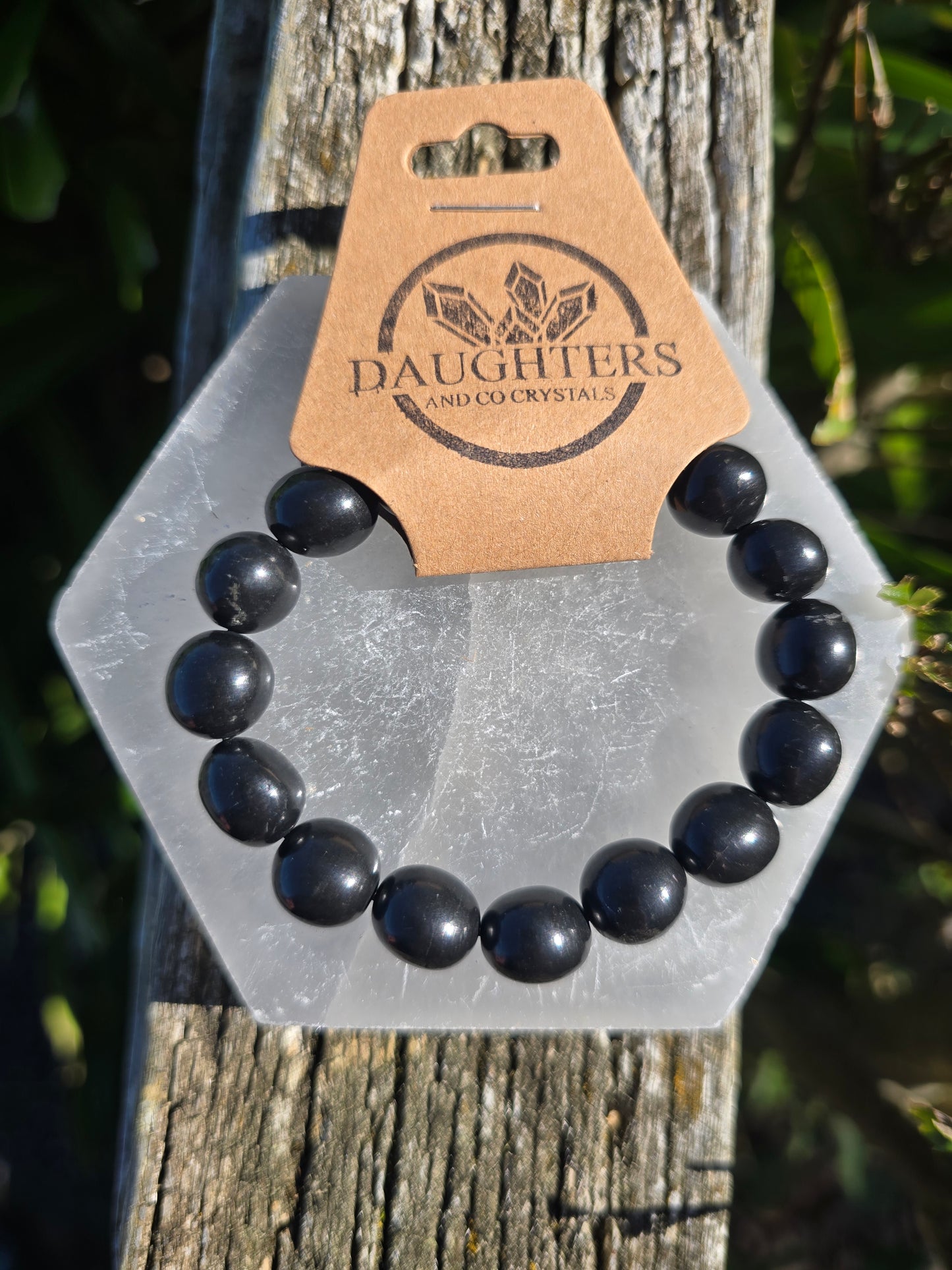 Shungite | Nugget Bead Bracelet