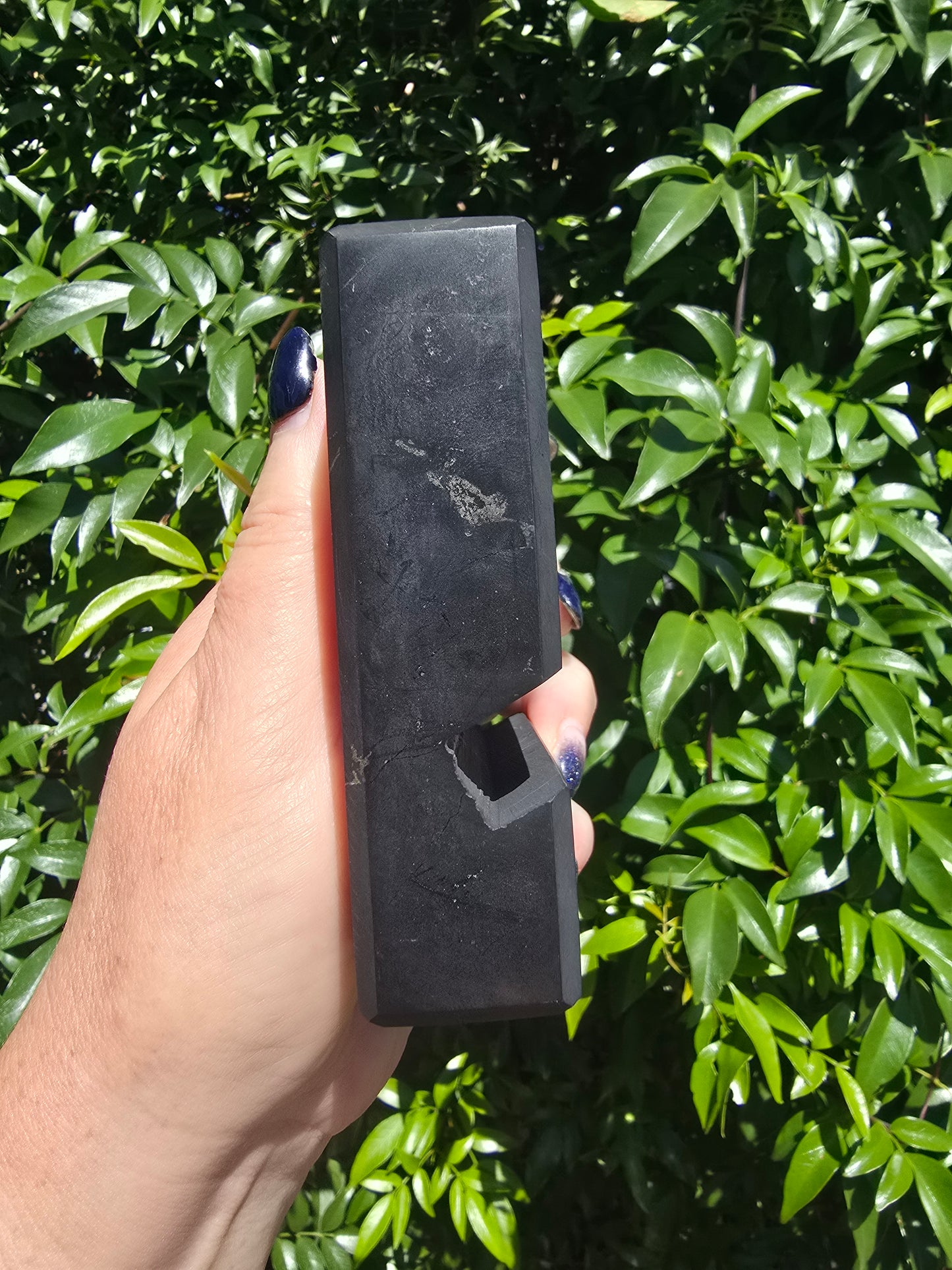Shungite Polished Phone Holder