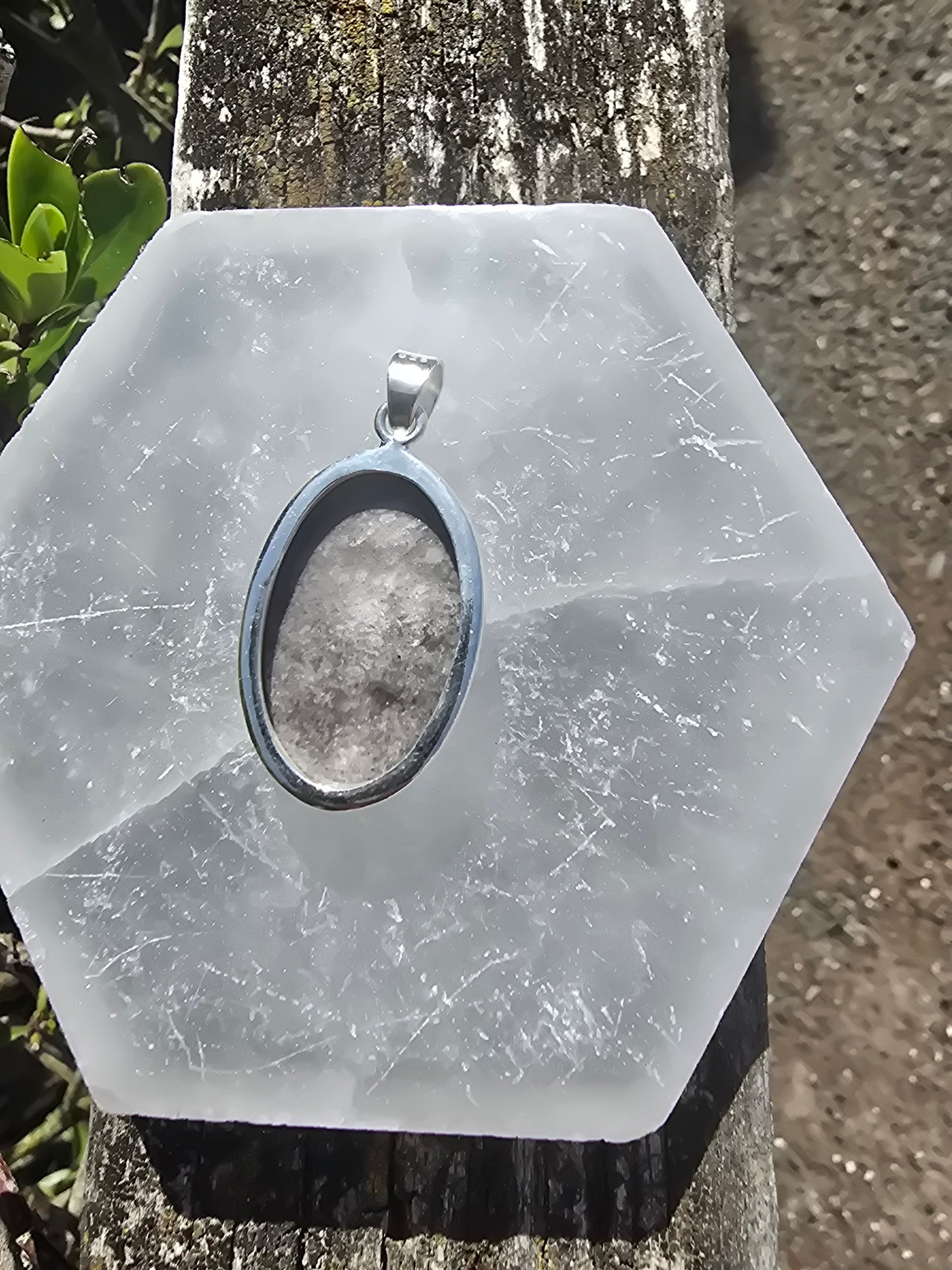 Silver Sheen Obsidian | Polished Sterling Silver Pendant A