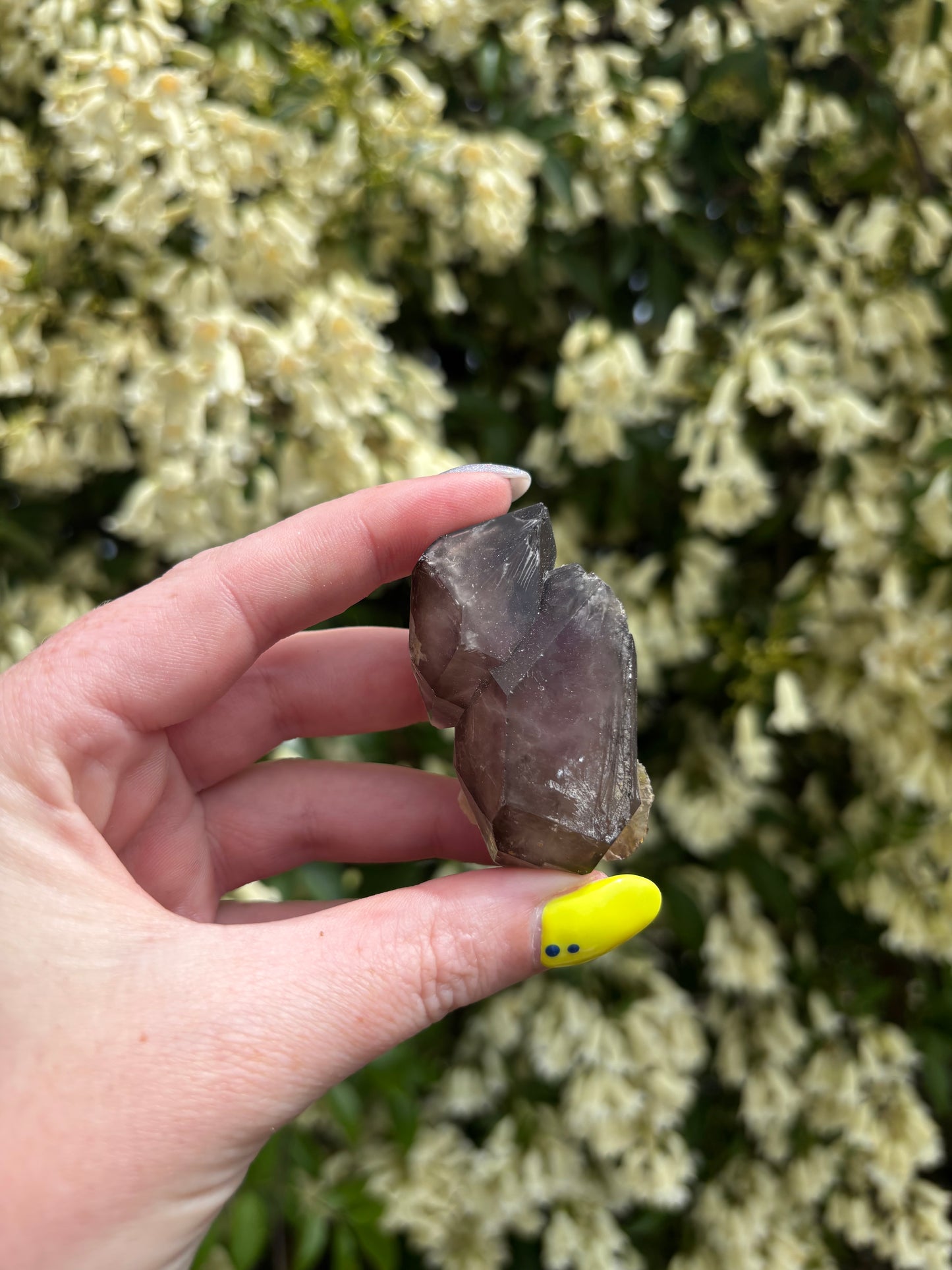 Smoky Amethyst Elestial Piece B