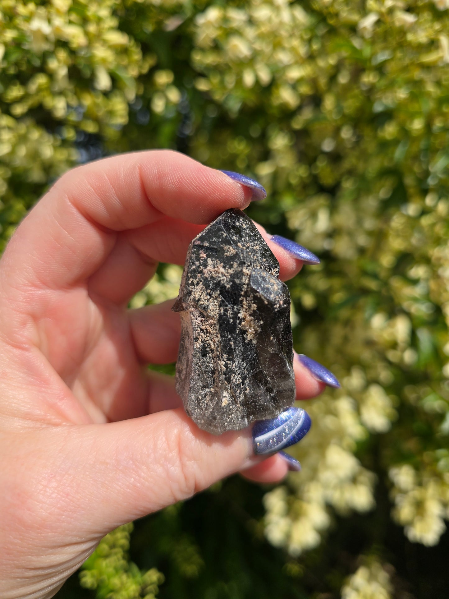 Smoky Quartz Cluster Point A