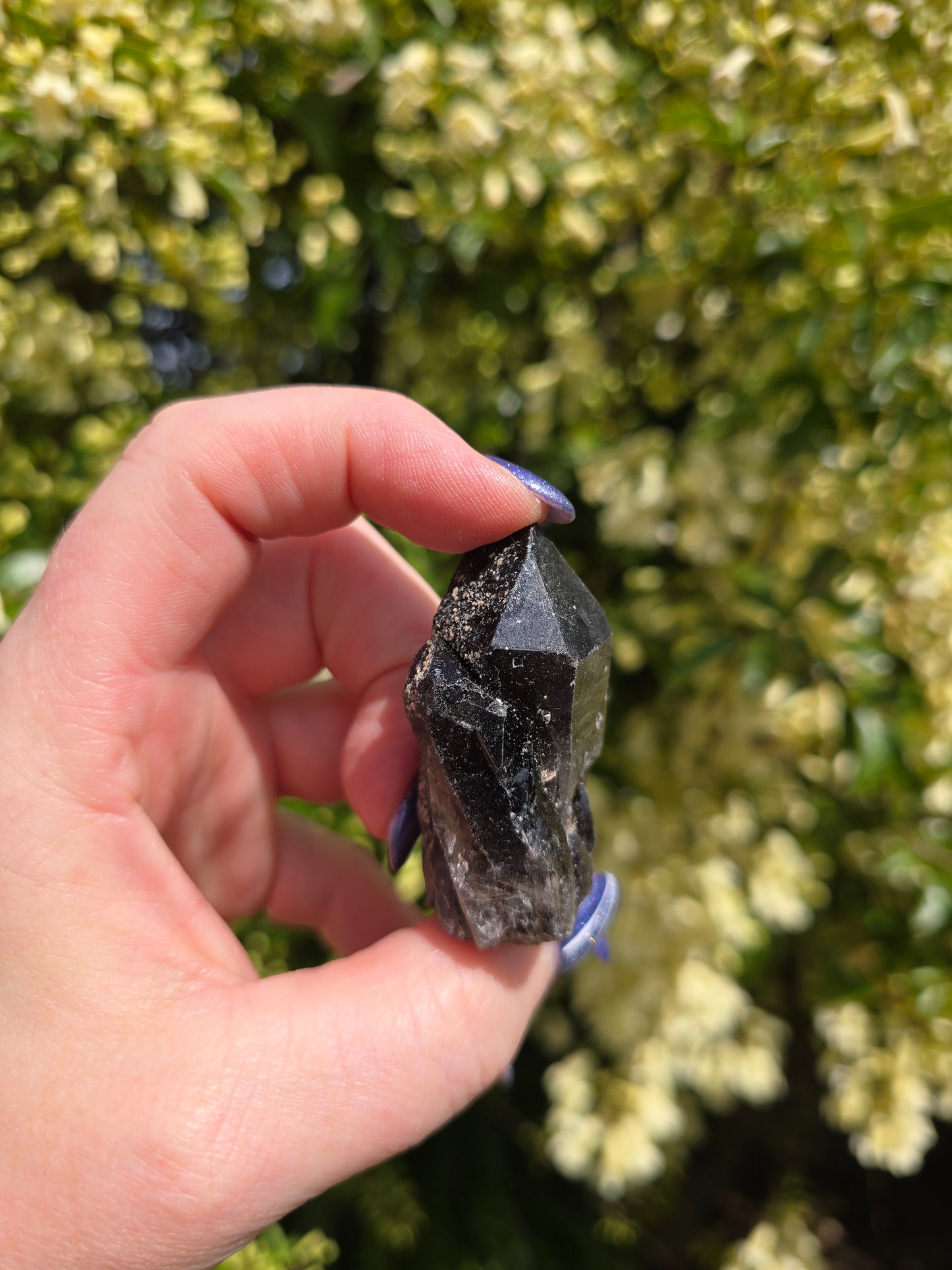 Smoky Quartz Cluster Point A