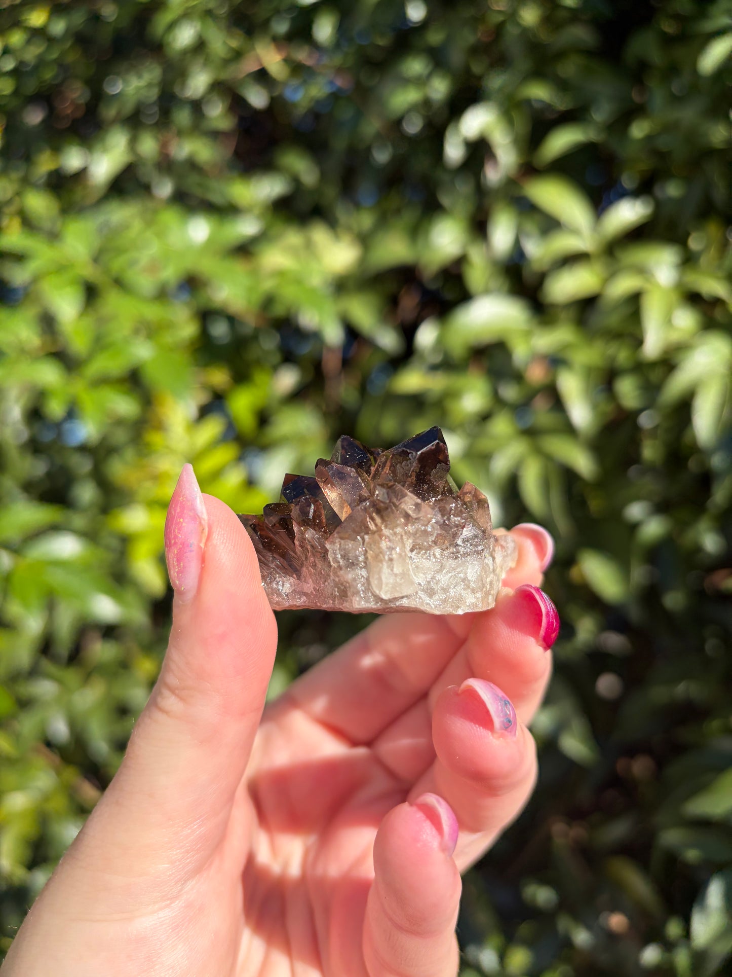 Smoky Quartz Cluster J