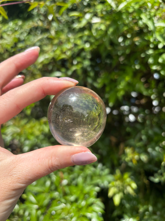 Smoky Quartz Palm Stone C