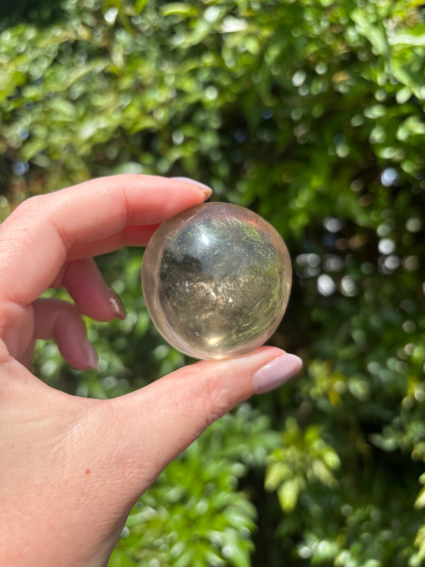 Smoky Quartz Palm Stone C