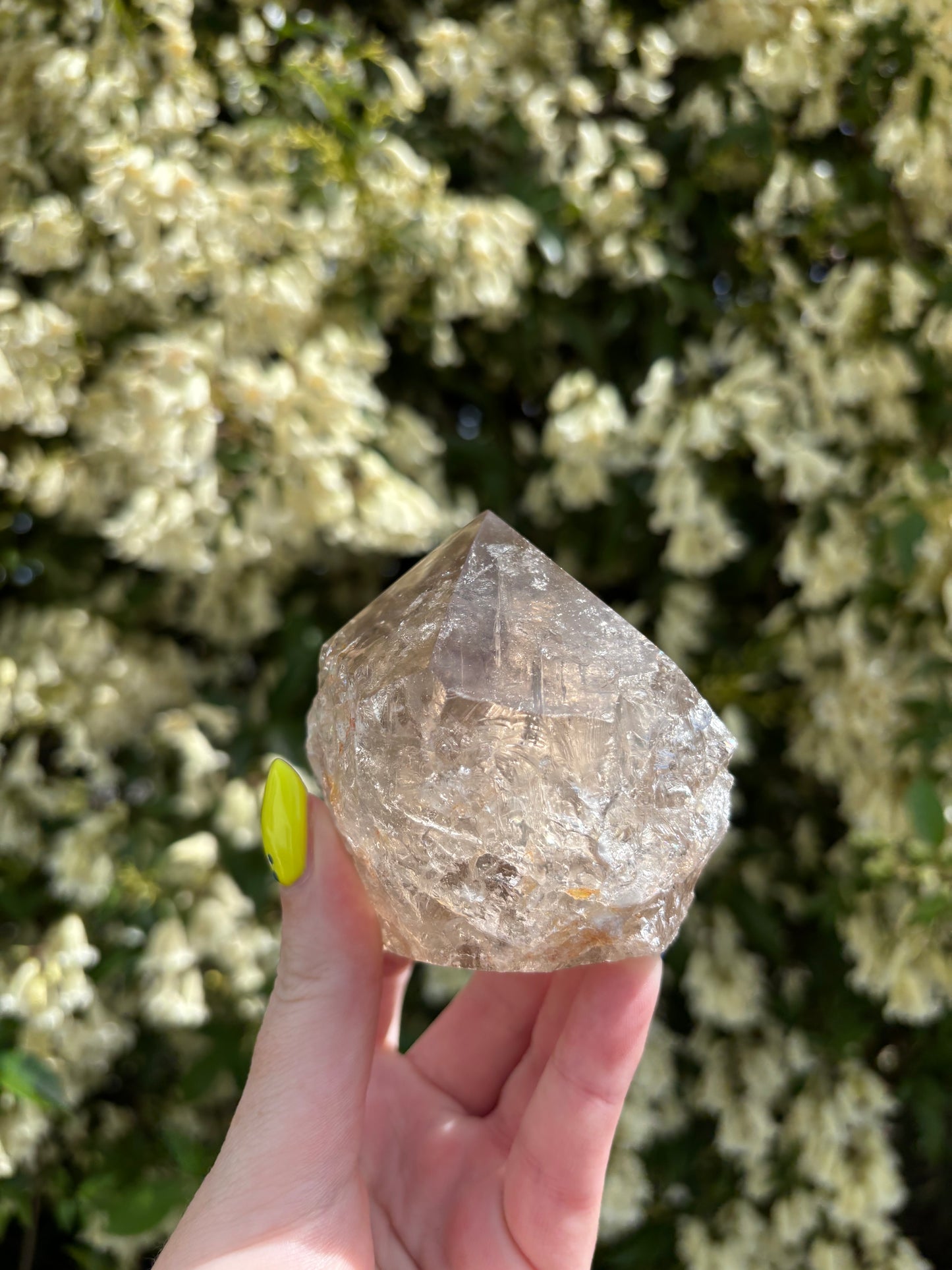 Smoky Quartz Semi Polished Point A