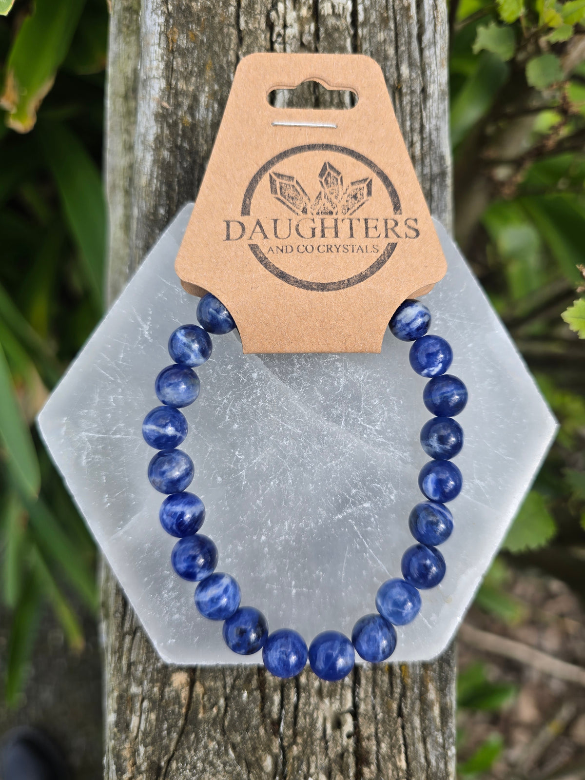 Sodalite | Round Bead Bracelet 8 mm