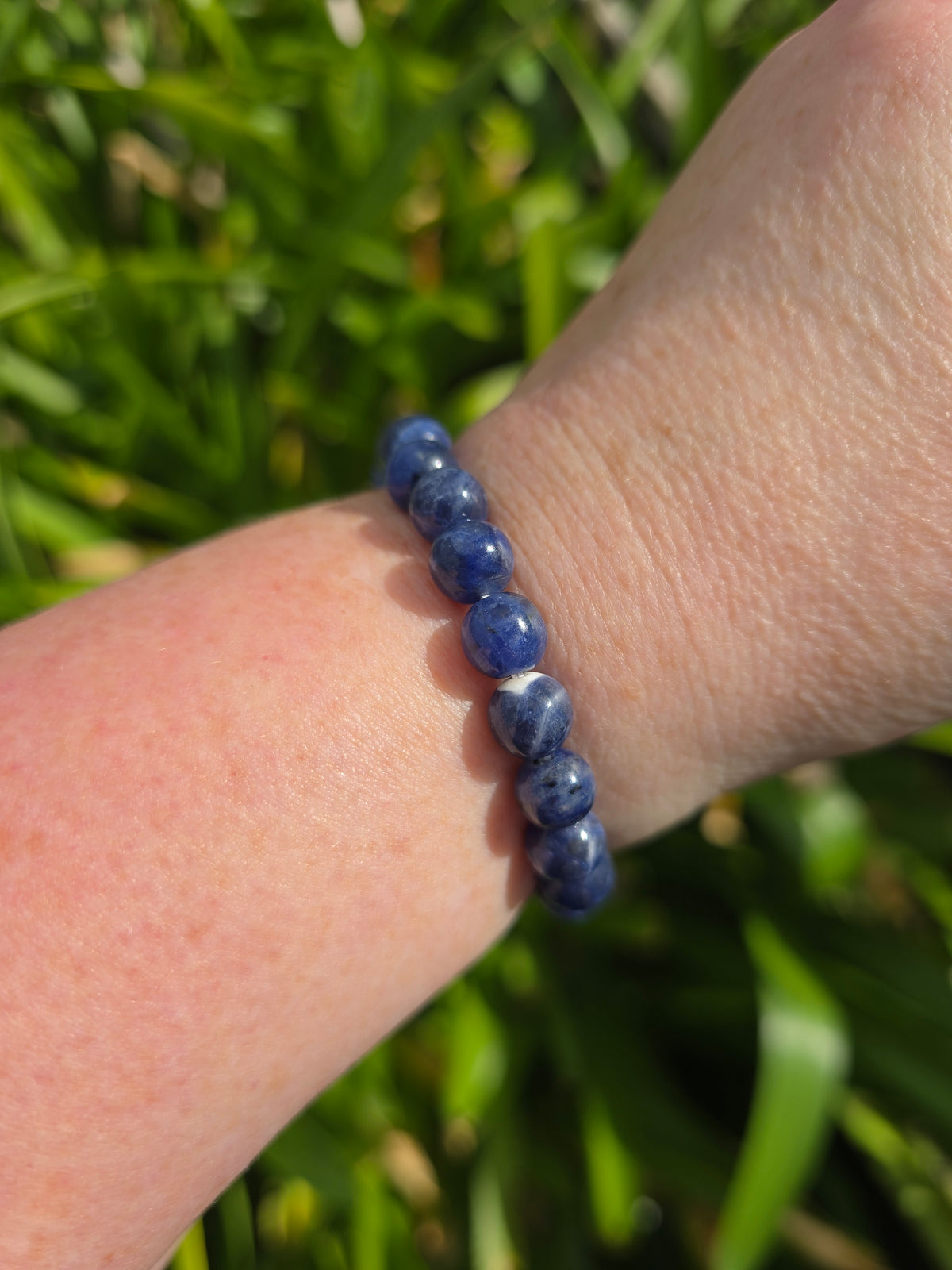 Sodalite | Round Bead Bracelet 8 mm
