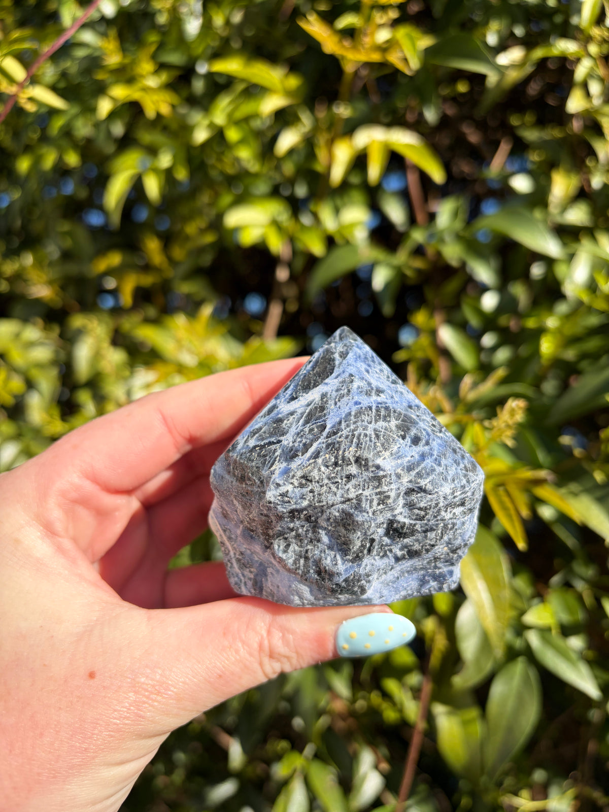 Sodalite Semi Polished Point A