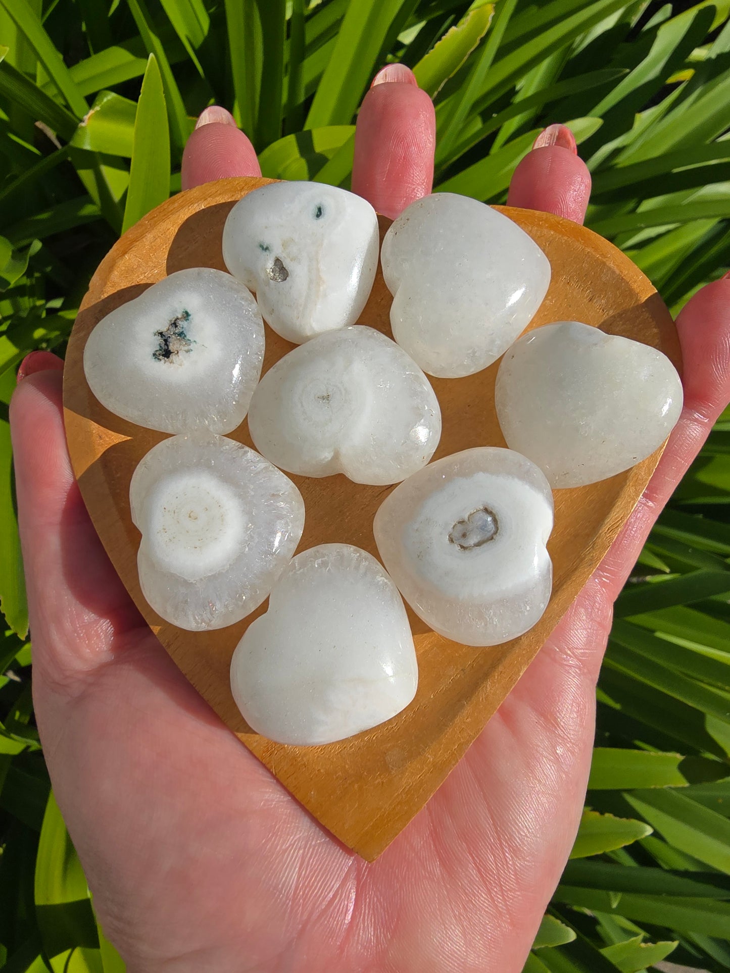 Solar Quartz Small Heart