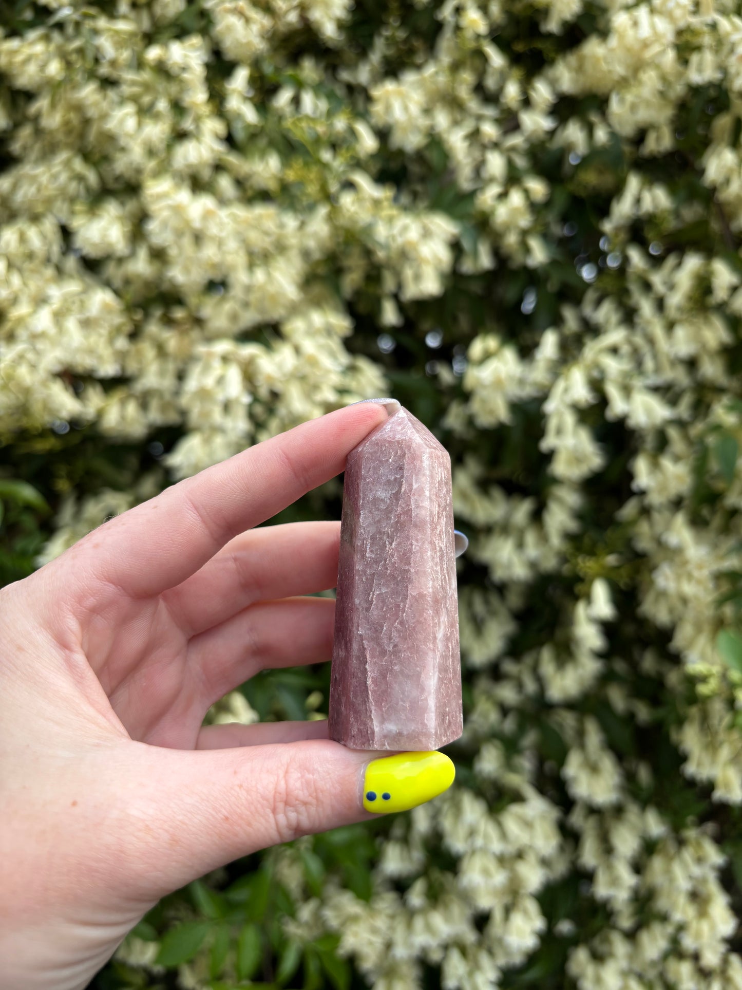 Strawberry Quartz Polished Point B