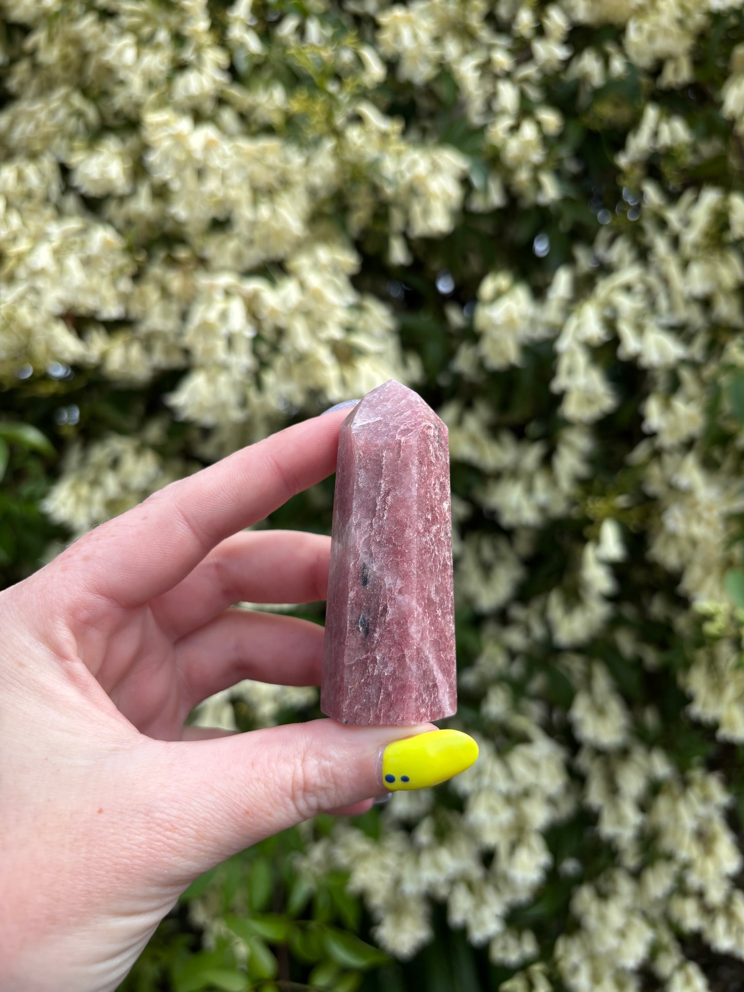 Strawberry Quartz Polished Point B