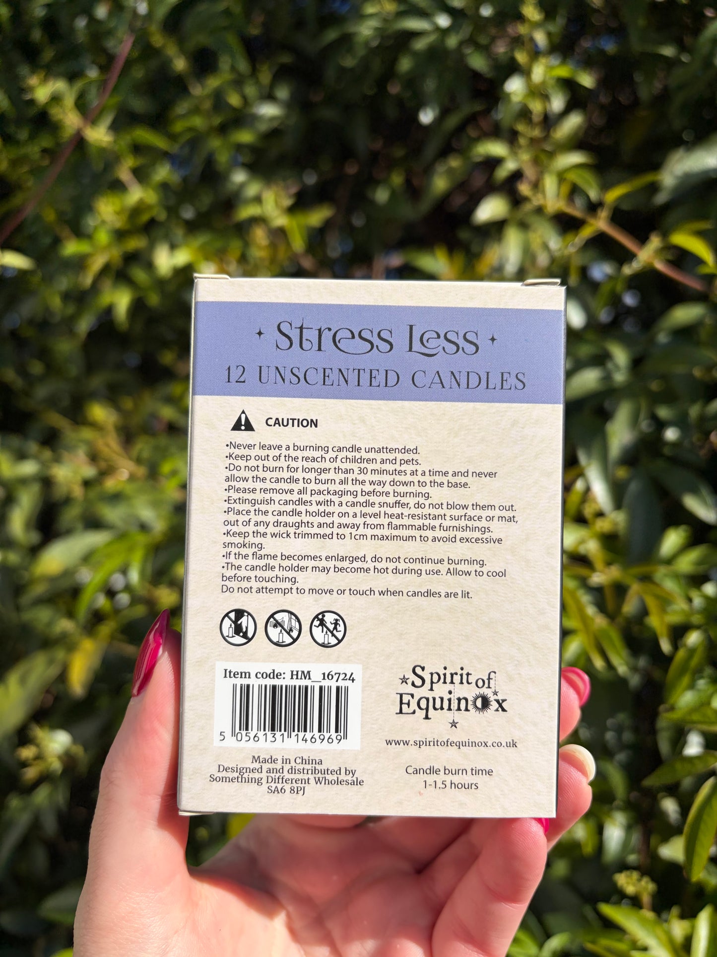 Purple STRESS LESS Spell Candles x12