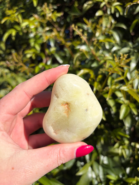 Sulphur Quartz Tumbled Stone Large A