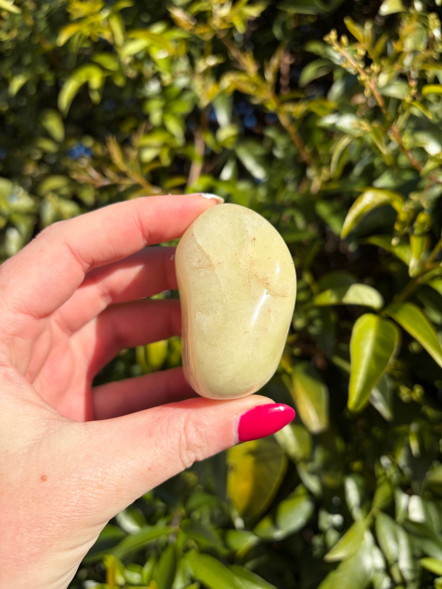 Sulphur Quartz Tumbled Stone Large E