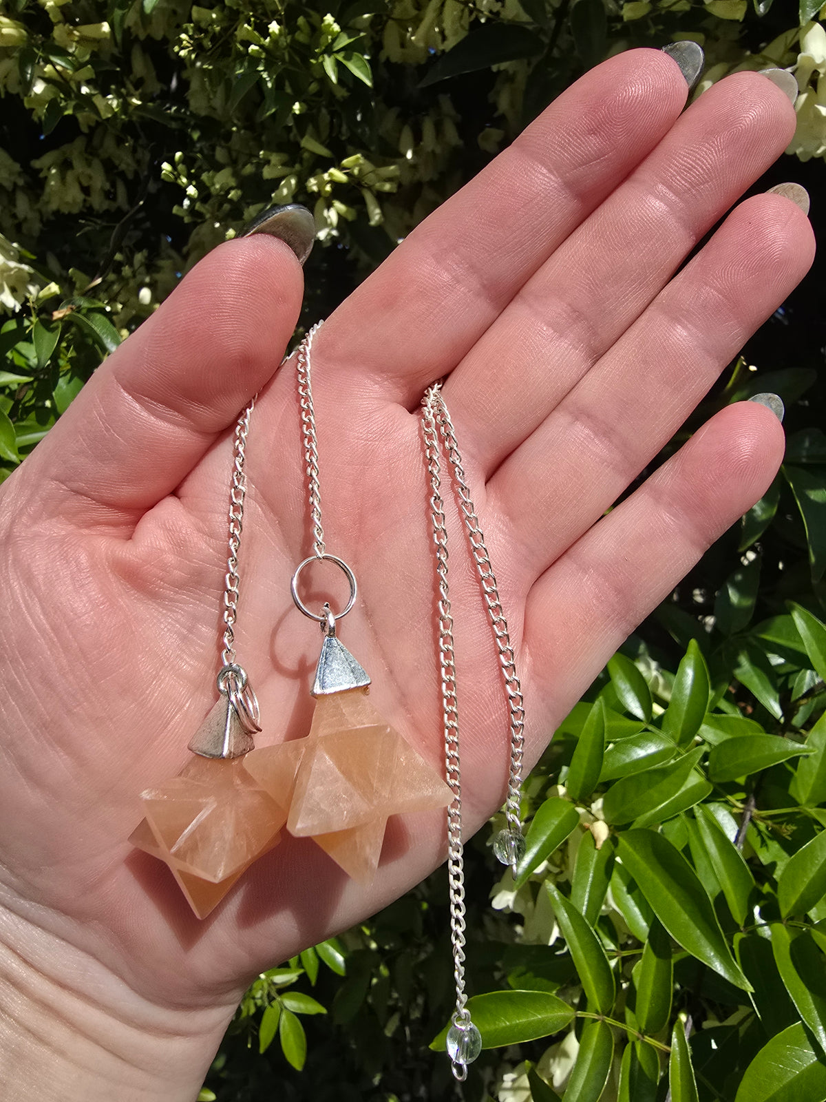 Sunstone Merkaba Pendulum