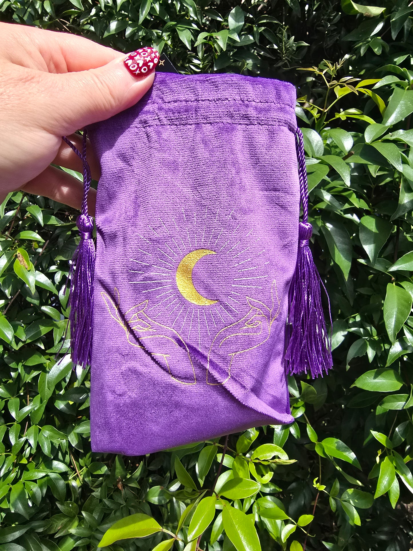 Purple Tarot Pouch