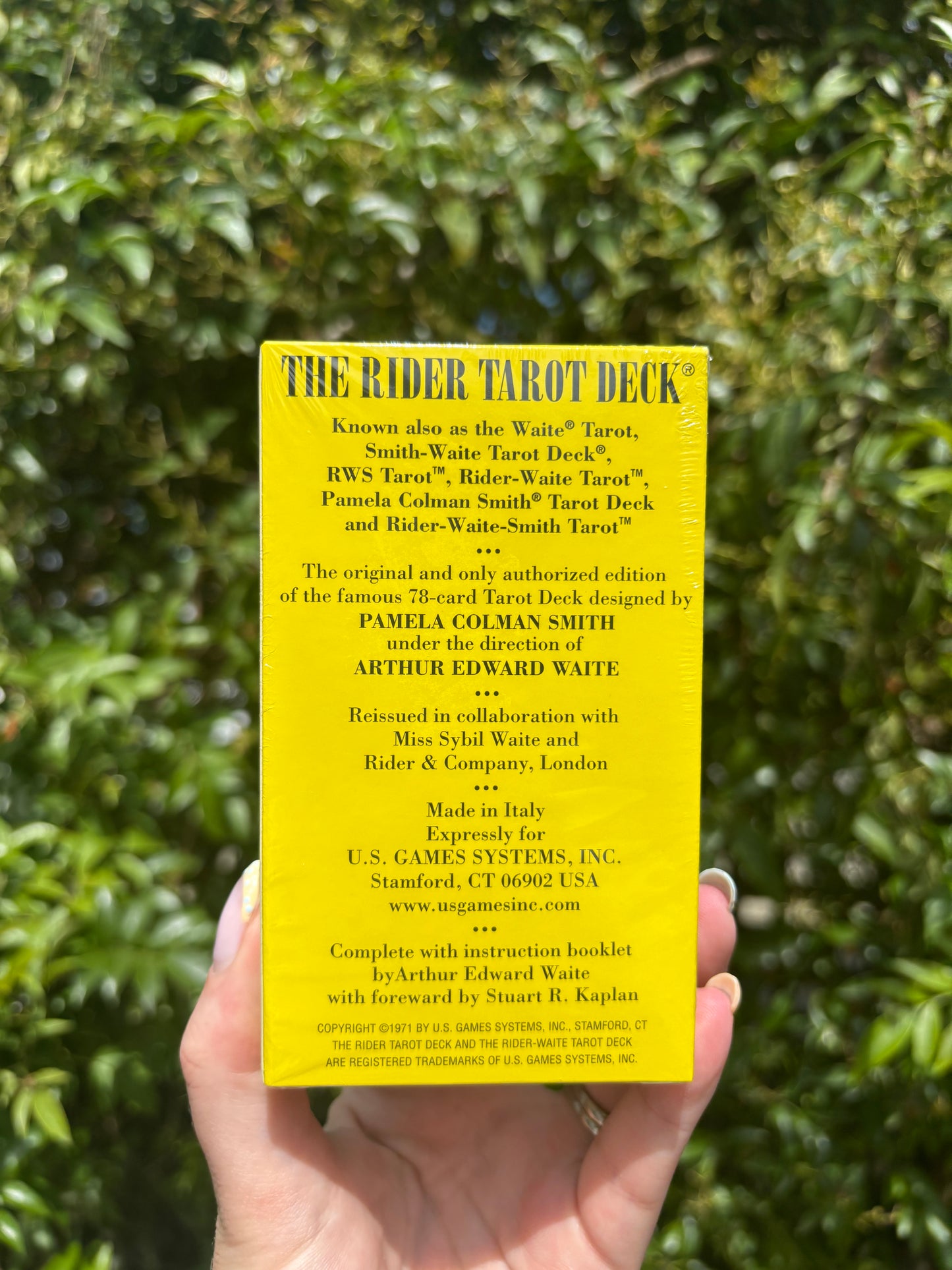 The Rider Waite Tarot Cards