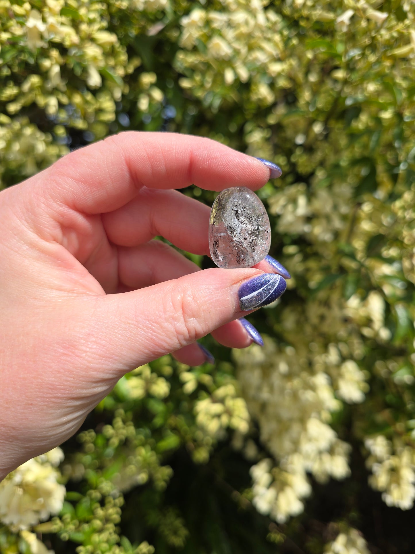 Tibetan Quartz Tumbled Stone
