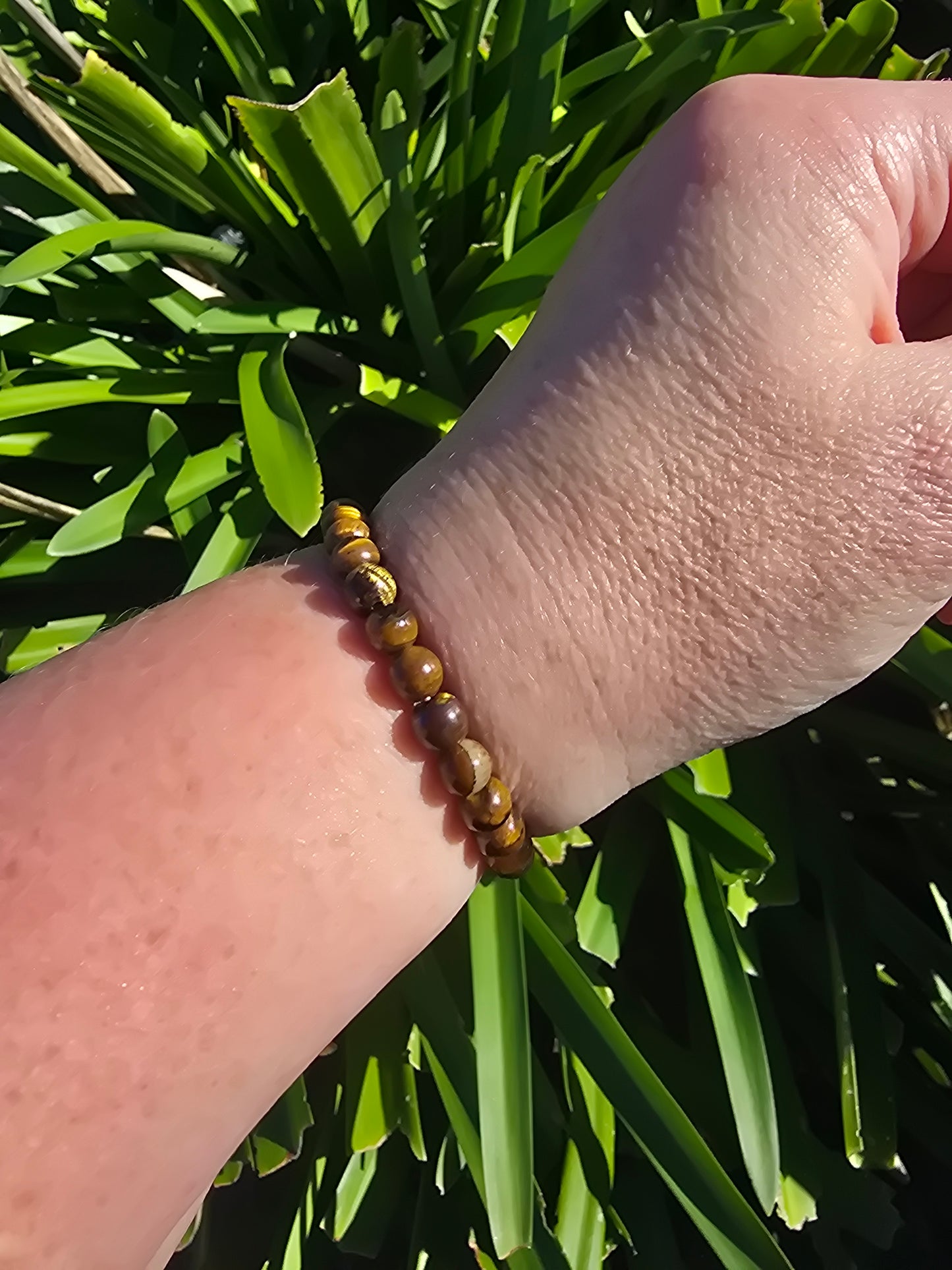 Tigers Eye | Small Round Bead Bracelet