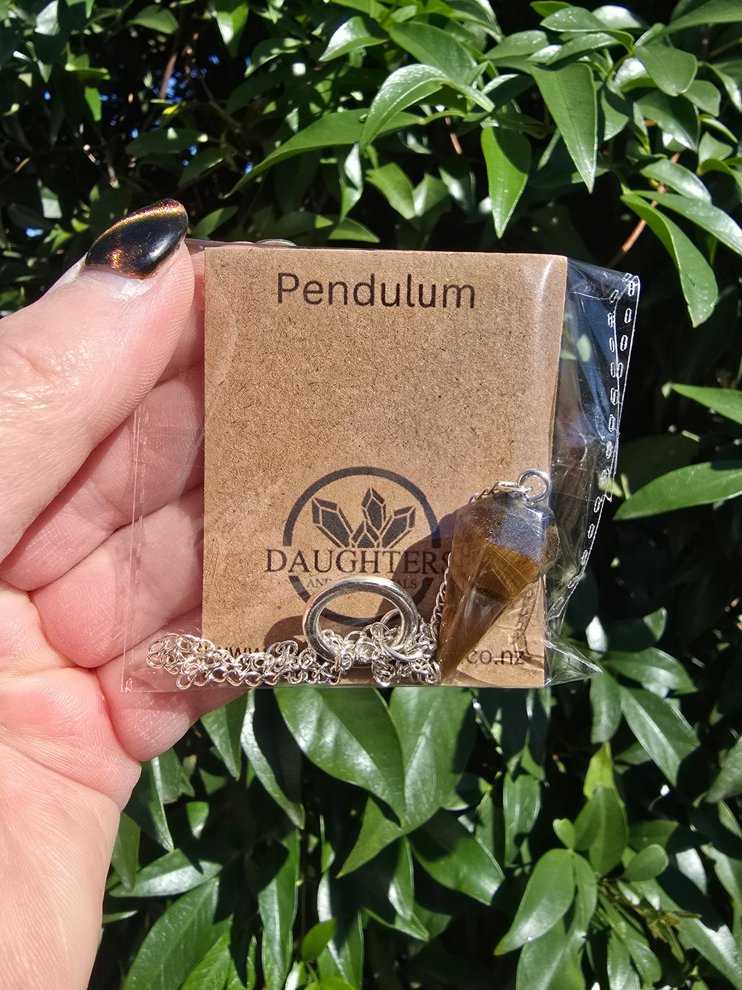 Tigers Eye Pendulum