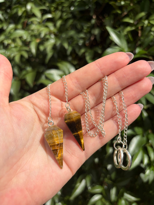 Tigers Eye Pendulum