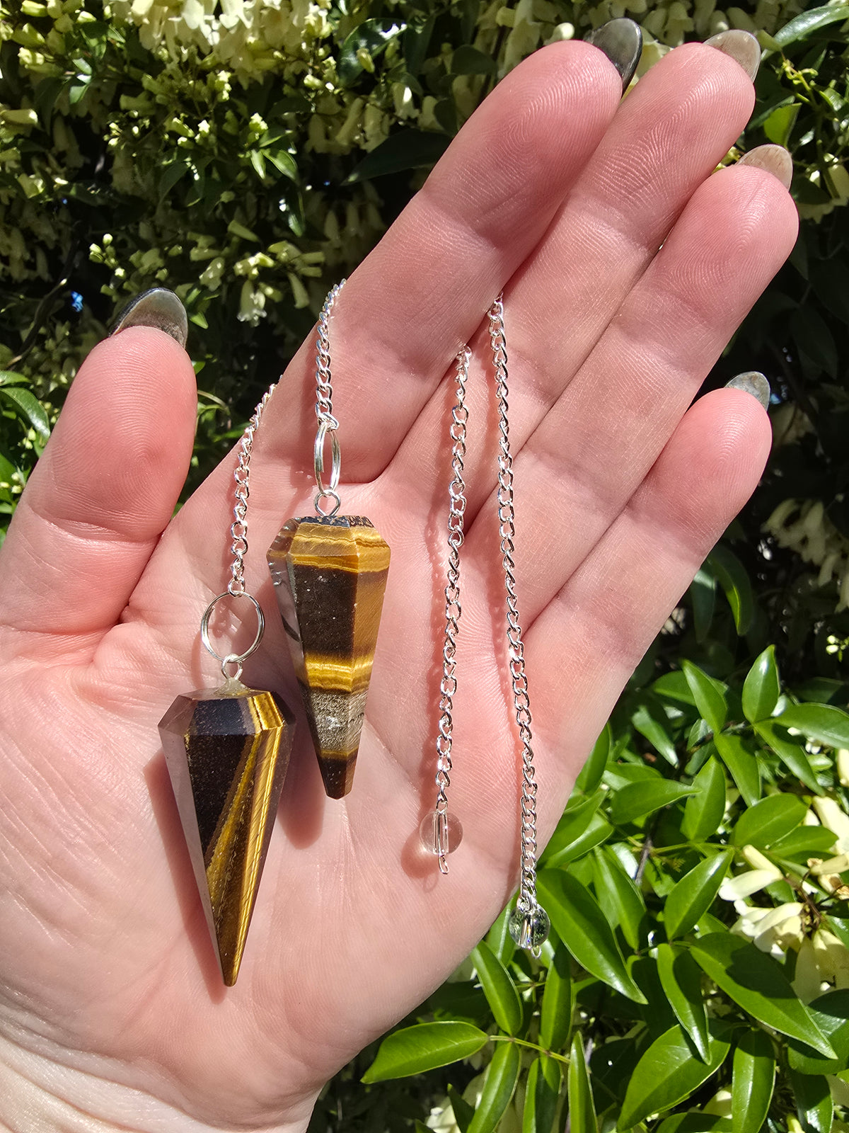 Tigers Eye Pendulum