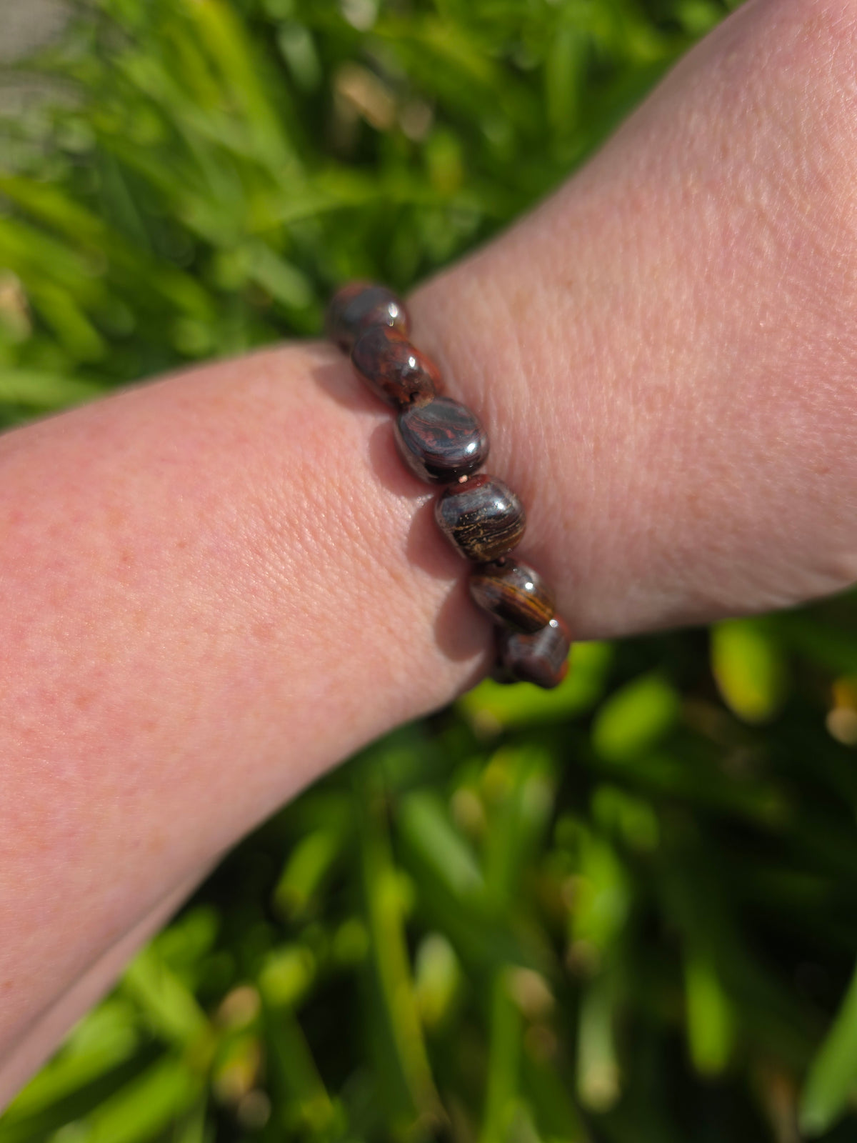 Tigers Iron | Nugget Bead Bracelet 8 mm
